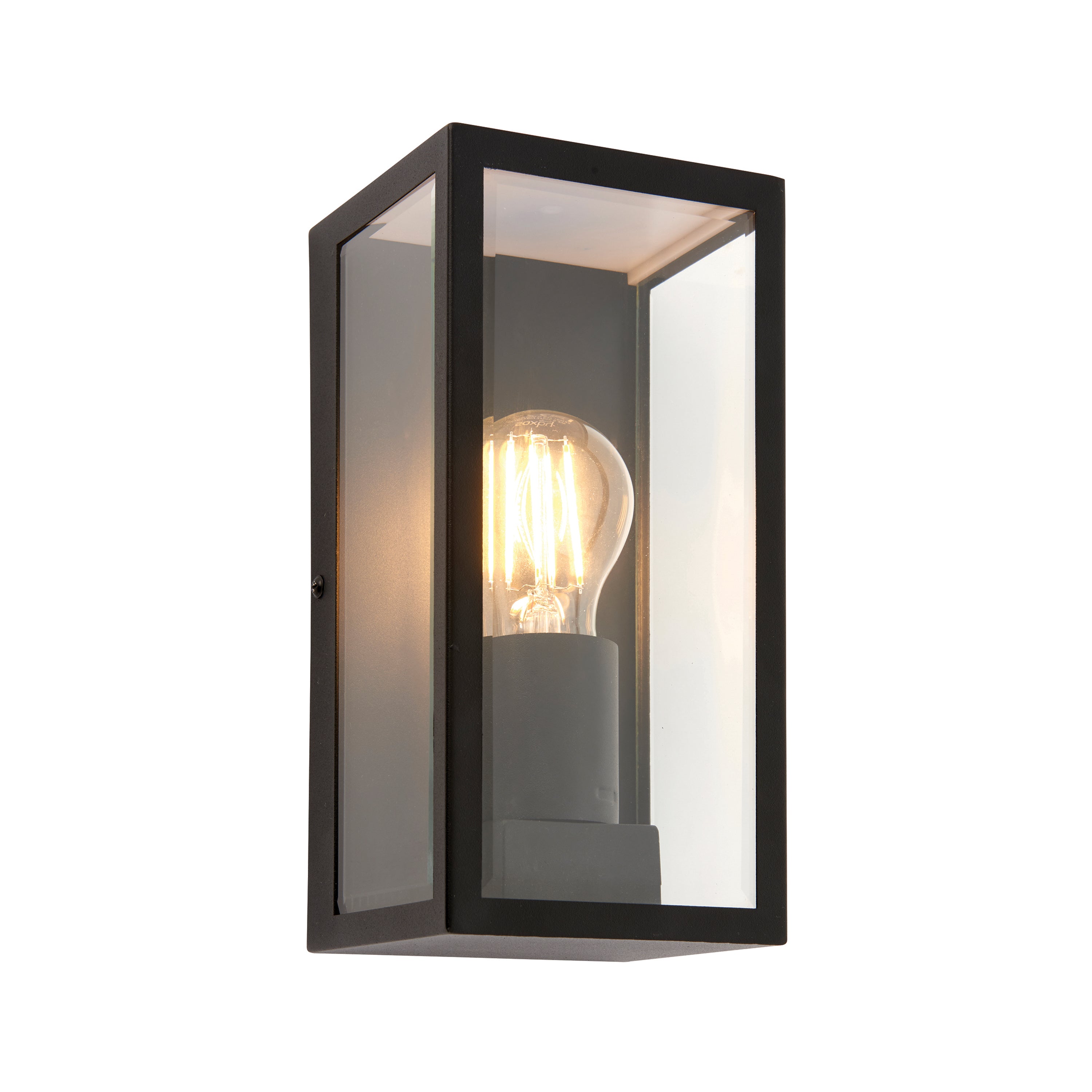 Oxford 1 Wall Light Matt Black - Stainless Steel (304) / Glass | Migo Interiors