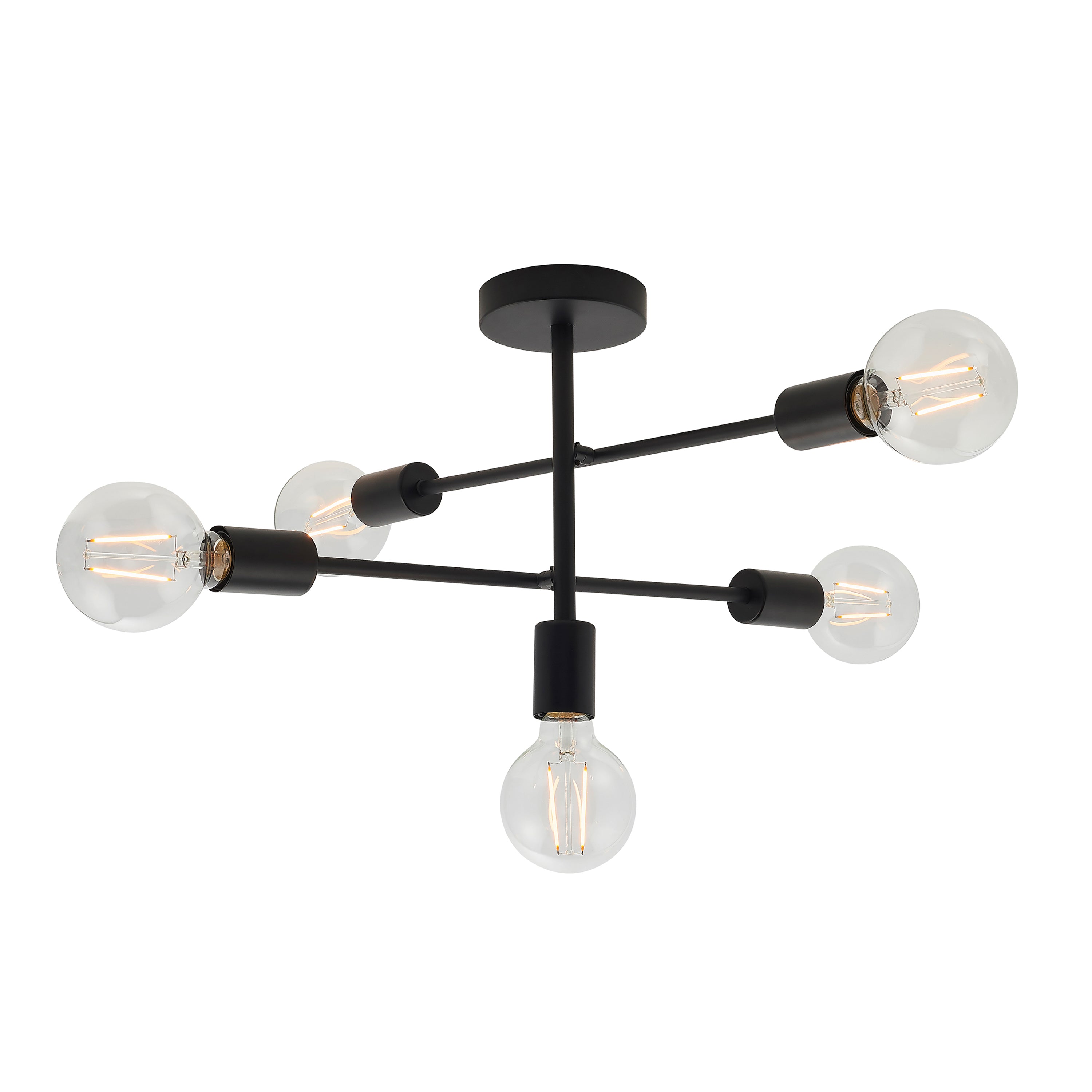 Studio 5 Ceiling Lamp Black - Steel | Migo Interiors