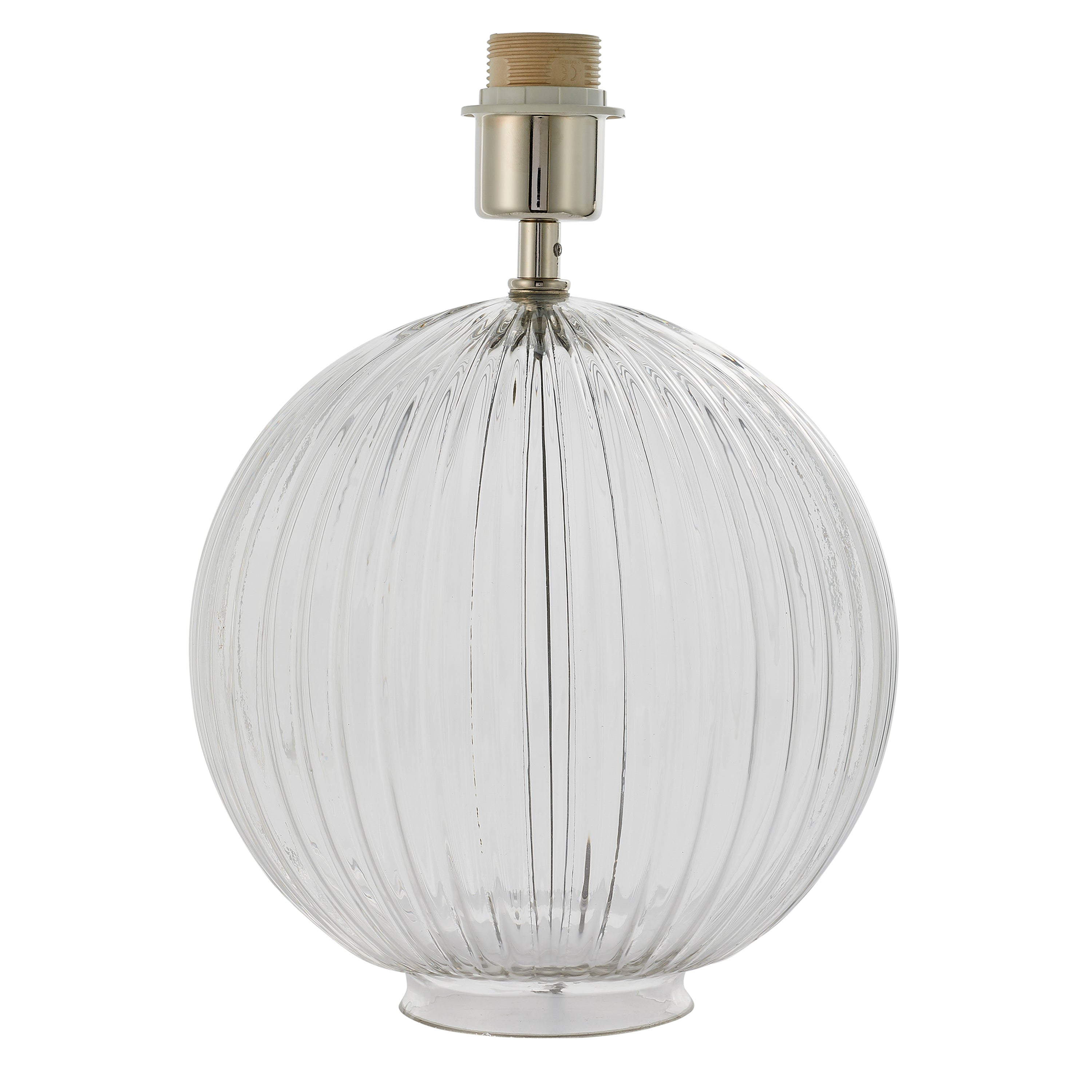 Jemma Table Lamp Clear - Glass / Steel | Migo Interiors