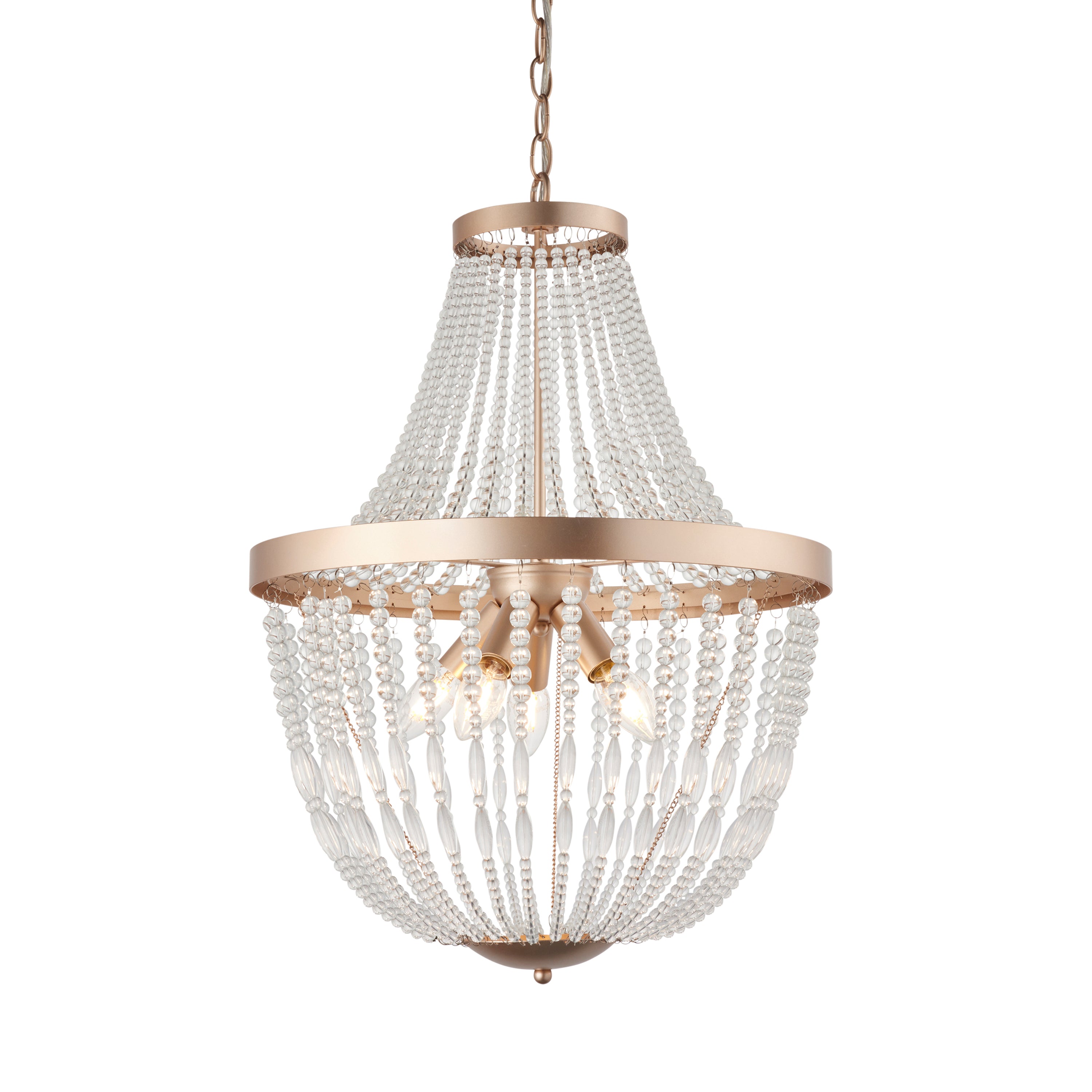 Celine Pendant Light - Glass / Steel | Migo Interiors