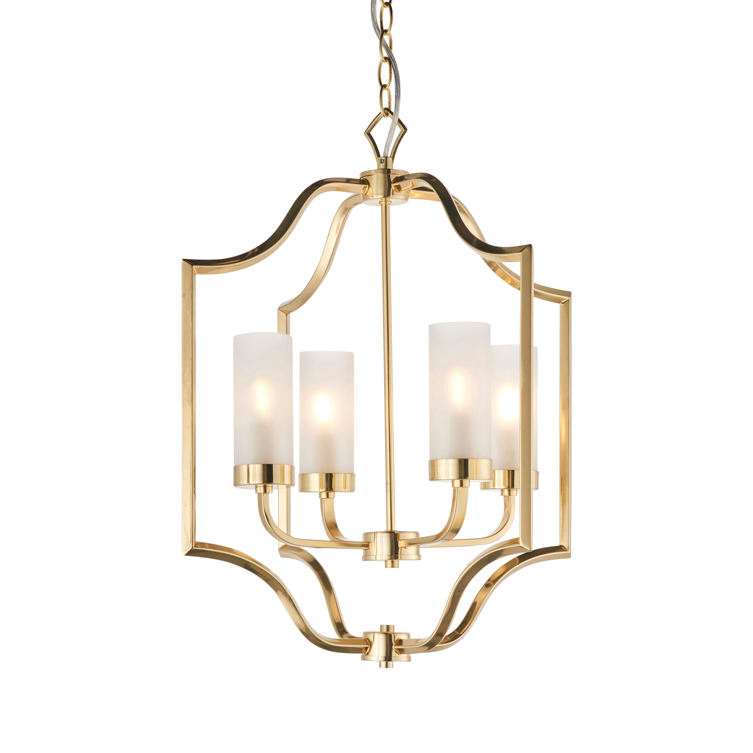 Edrea Pendant Light - Glass / Steel | Migo Interiors