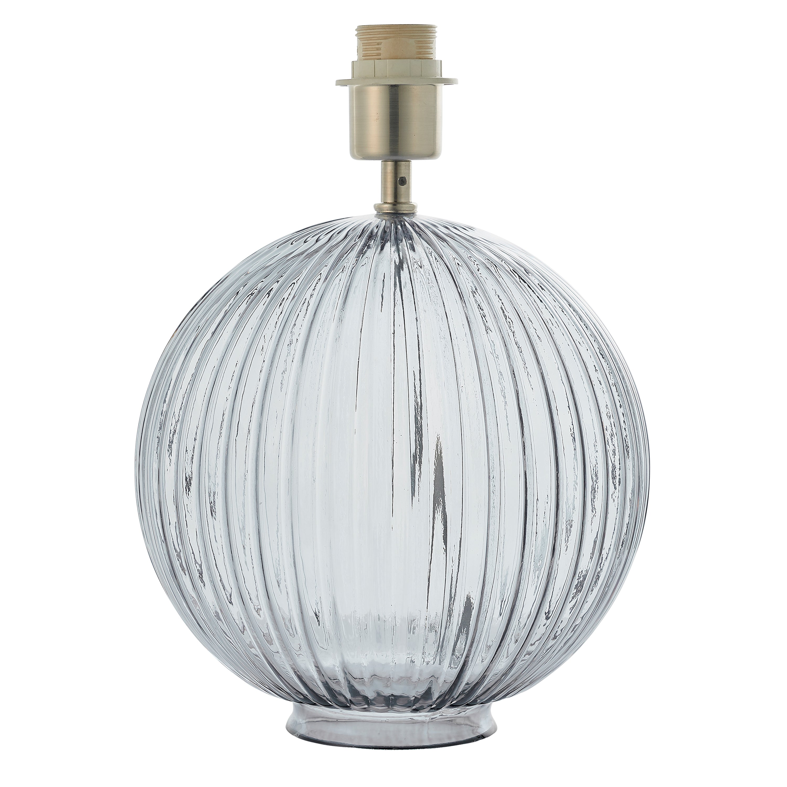 Jemma Table Lamp Smokey Grey - Glass / Steel | Migo Interiors
