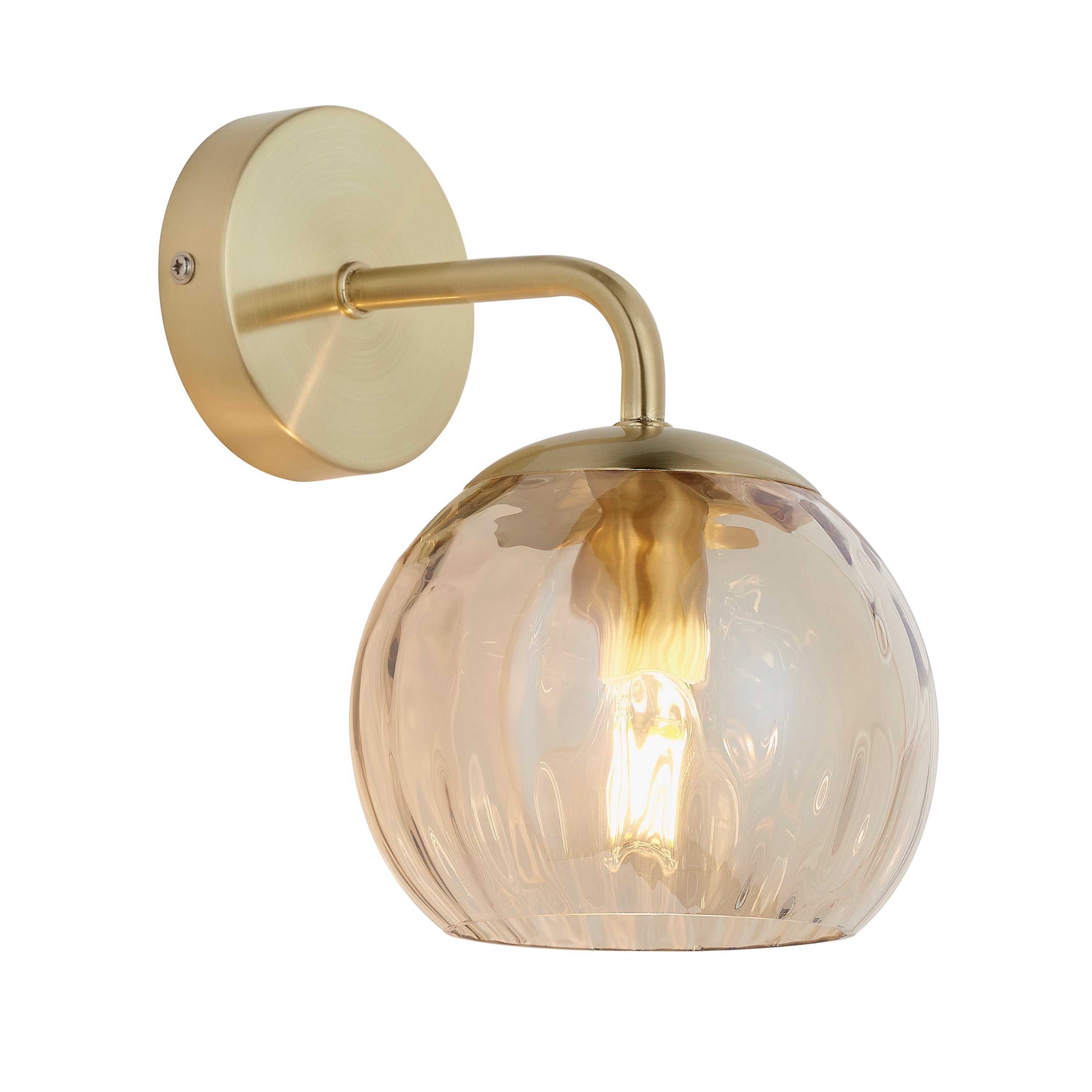 Dimple 1 Wall Light - Steel / Glass | Migo Interiors