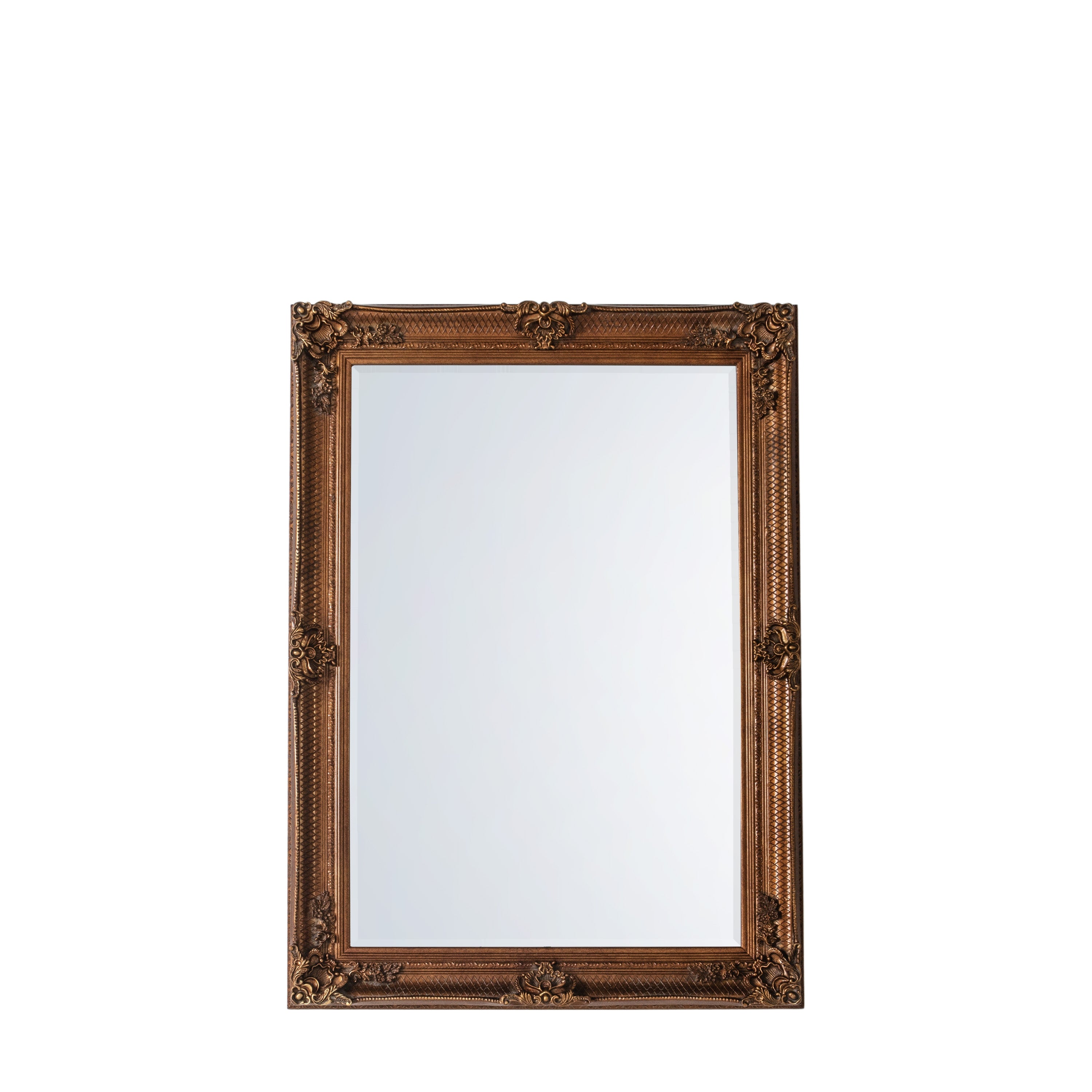 Abbey Rectangle Mirror Gold