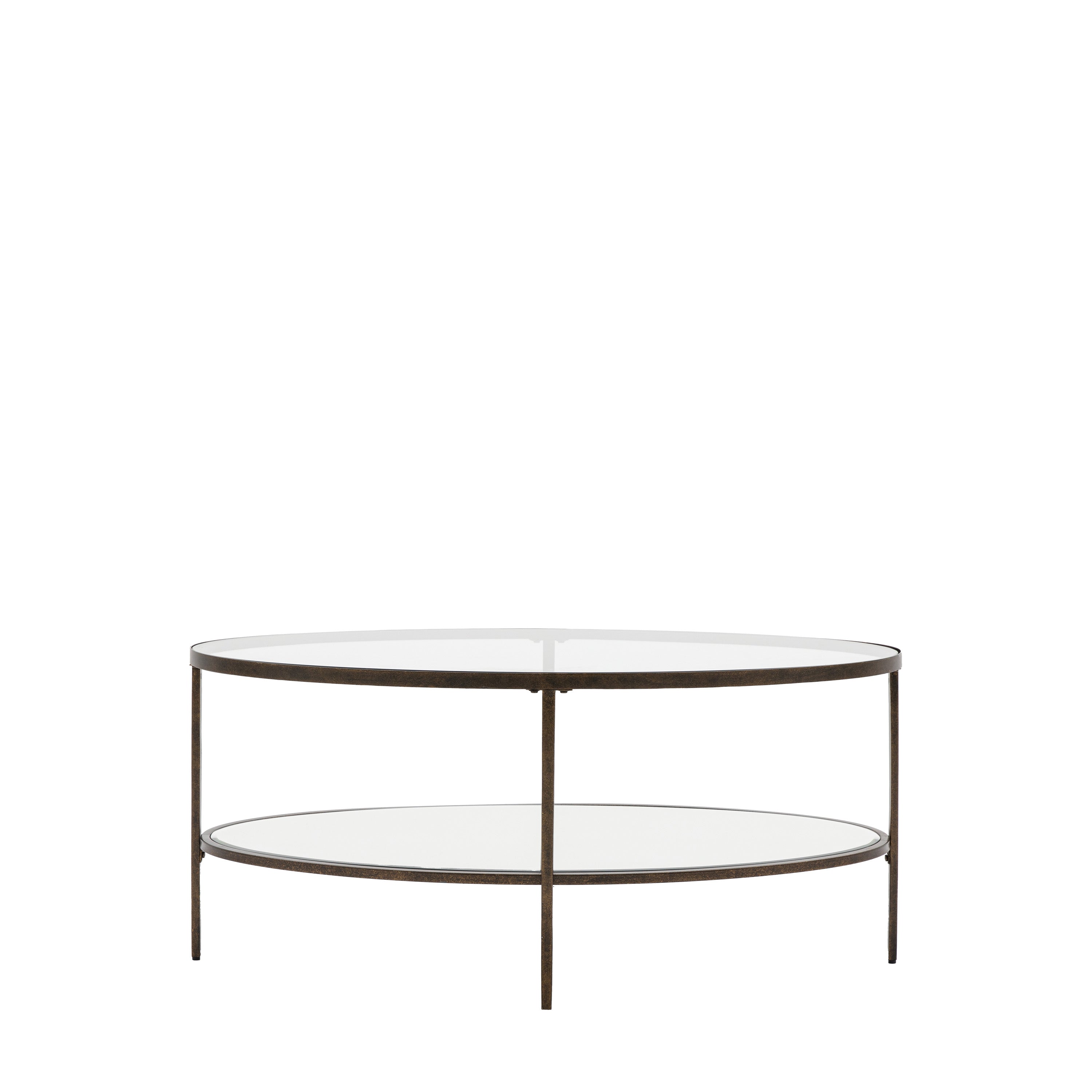 Hudson Coffee Table - Glass / MDF / Metal | Migo Interiors