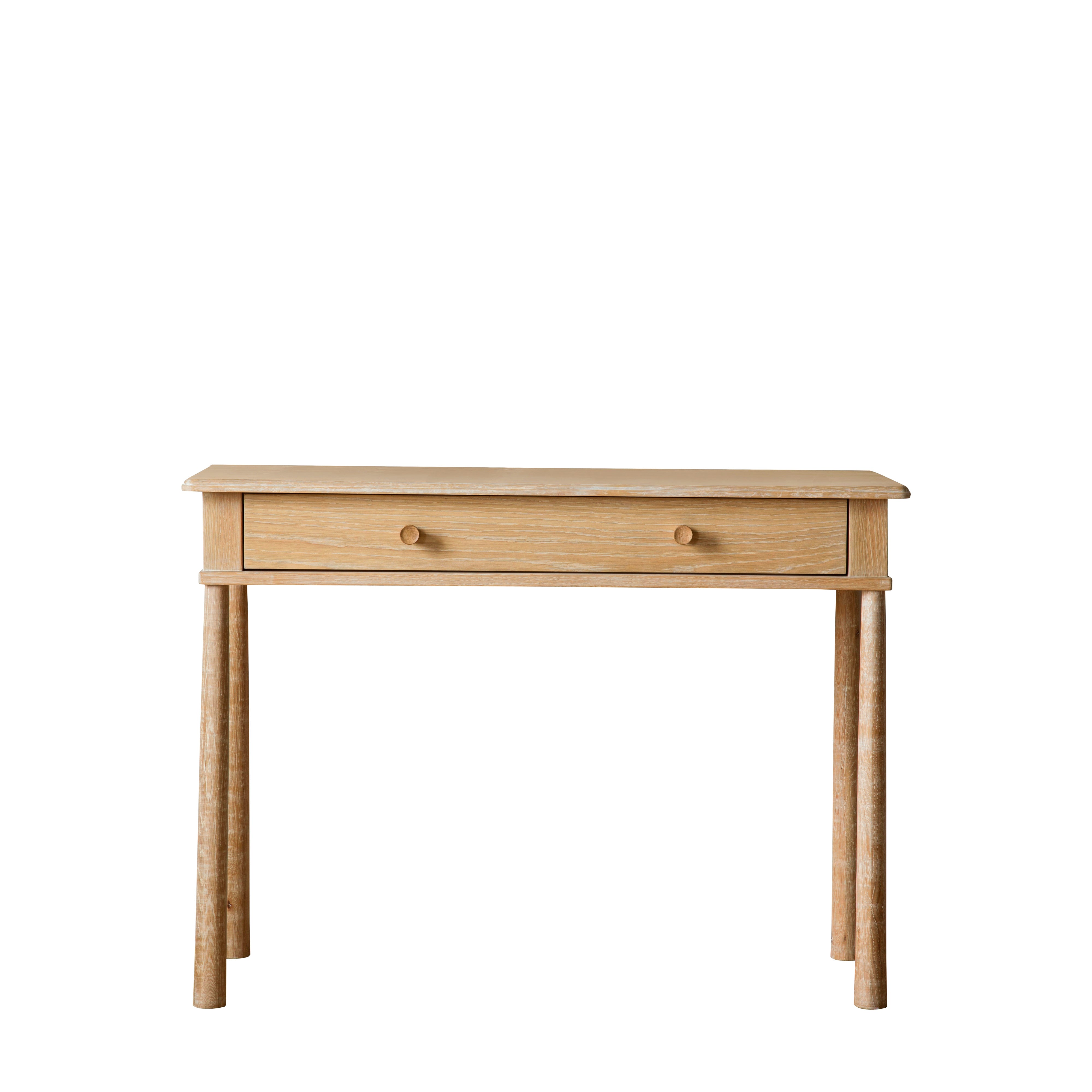 Wycombe Dressing Table with Drawer - MDF / Oak / Pine | Migo Interiors