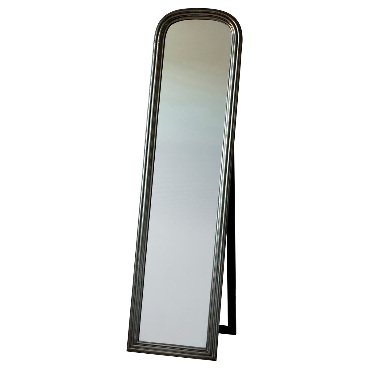 Beck Cheval Brushed Brass - Glass / Wood | Migo Interiors
