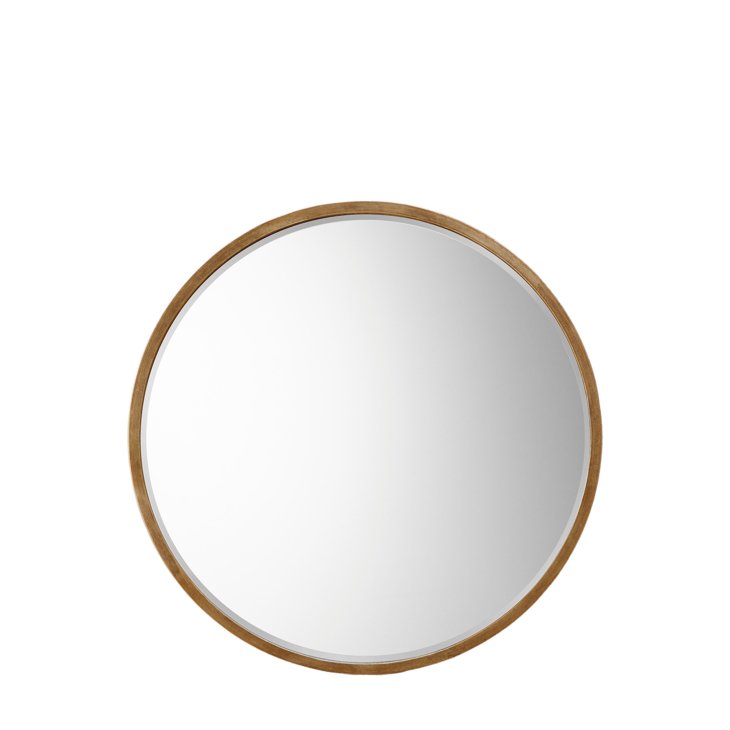 Higgins Round Mirror Antique Gold - Glass / Metal | Migo Interiors