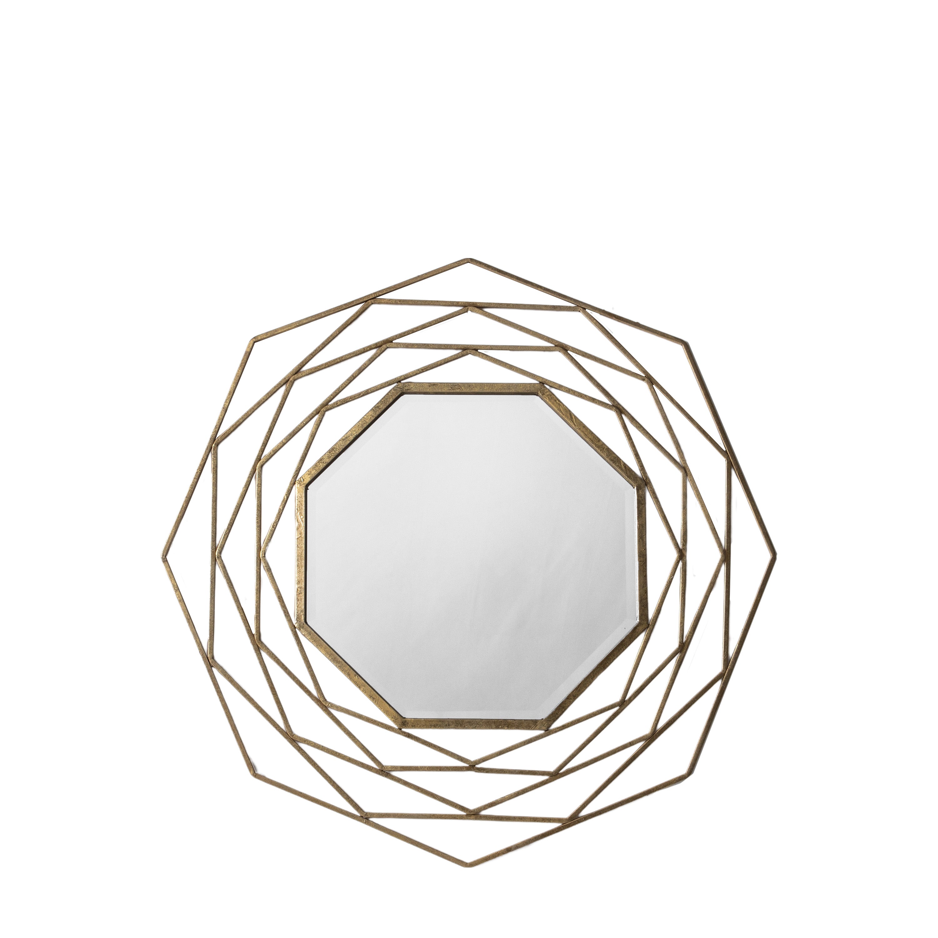 Estella Mirror Gold - Glass / Metal | Migo Interiors