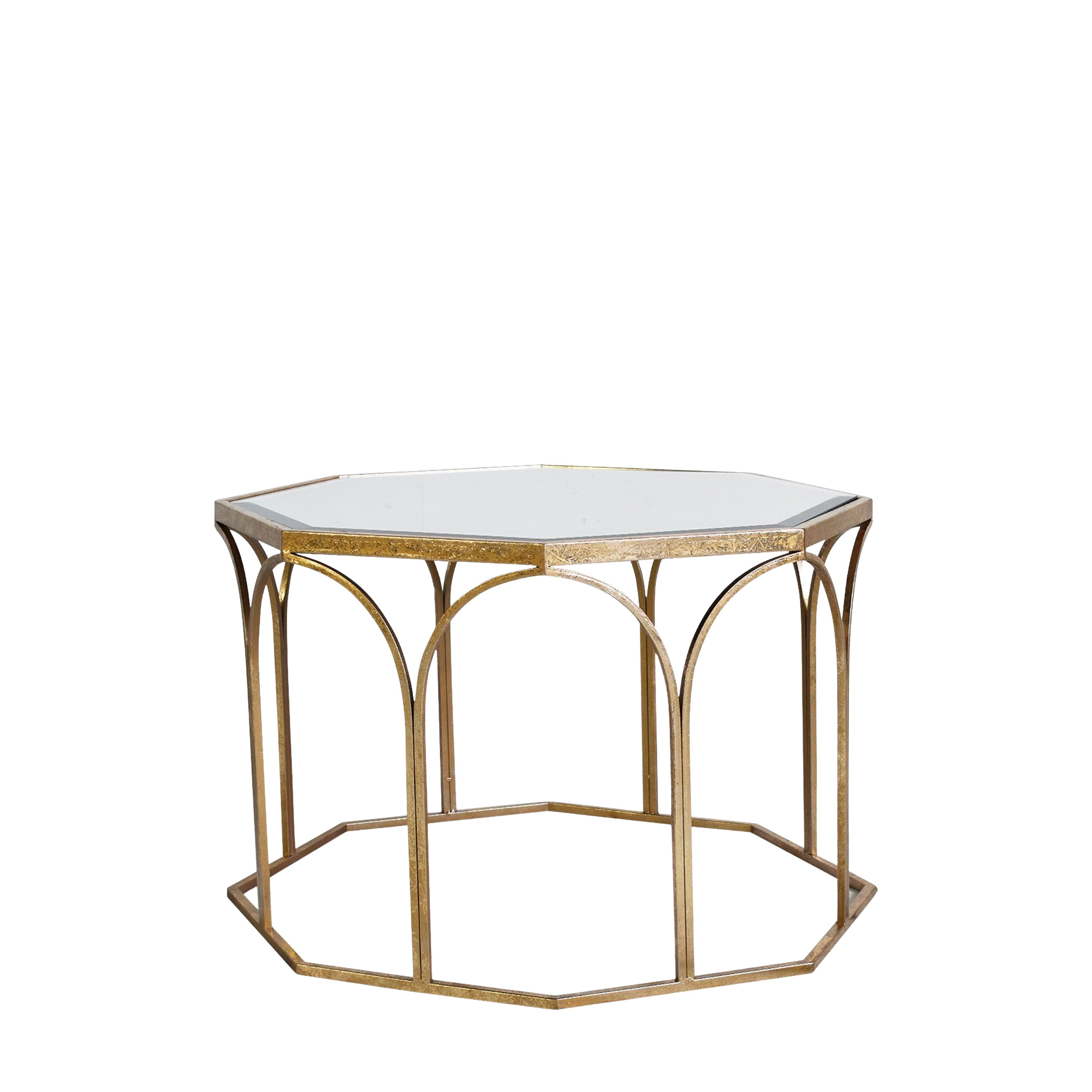 Canterbury Coffee Table - Glass / Metal / MDF | Migo Interiors