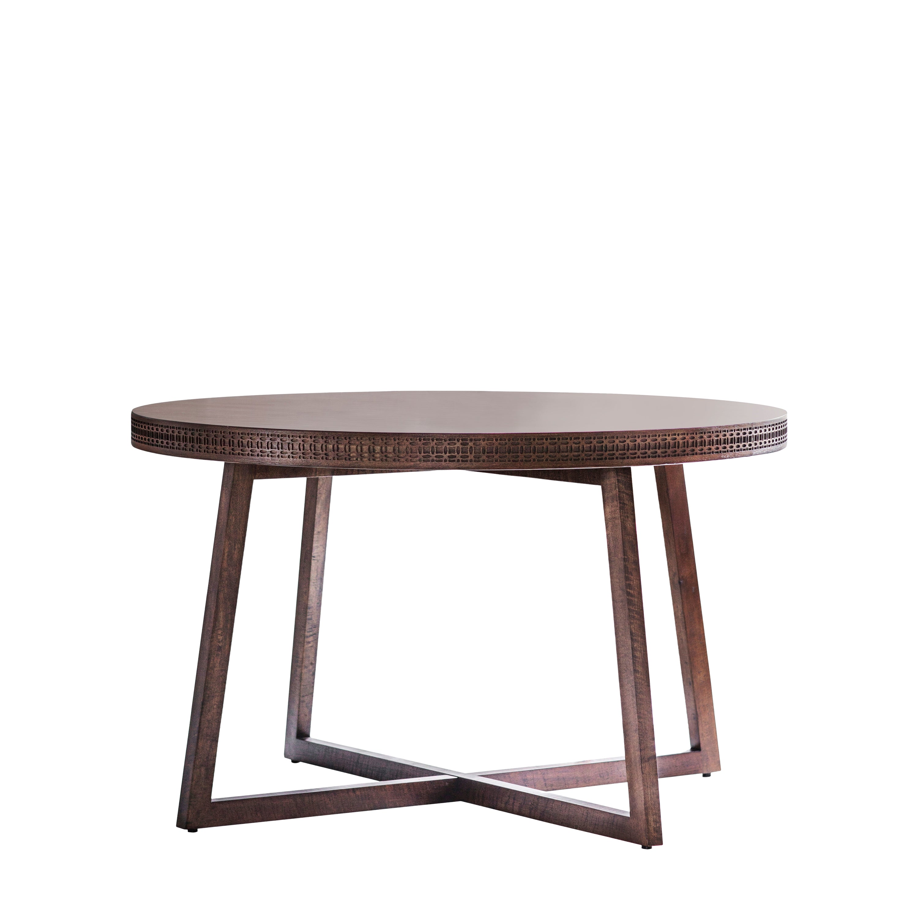 Boho Retreat Round Dining Table - Mango / Mindi / Mahogany / MDF | Migo Interiors