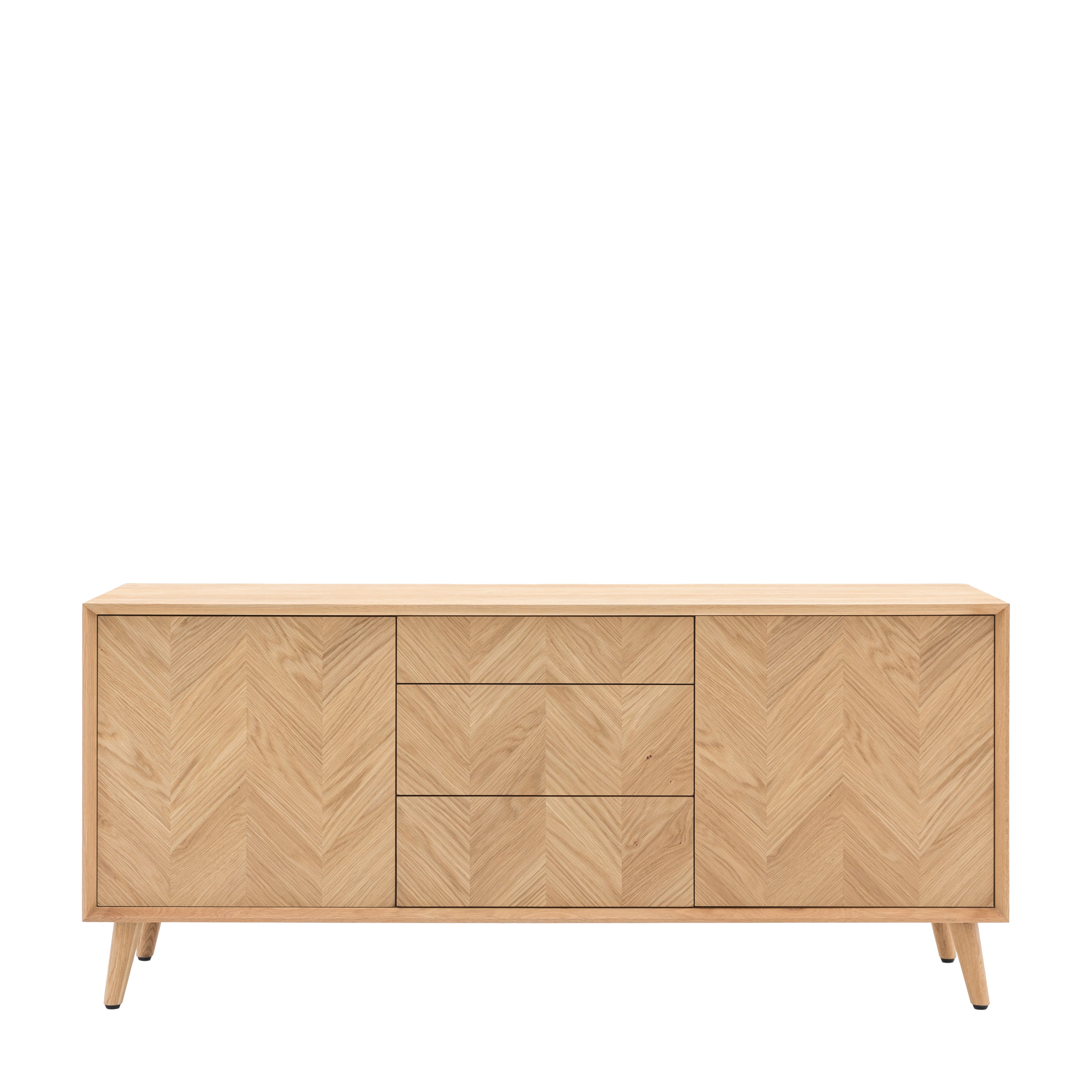 Milano 2Dr/3Drwr Sideboard - Oak / Oak Veneer / MDF | Migo Interiors