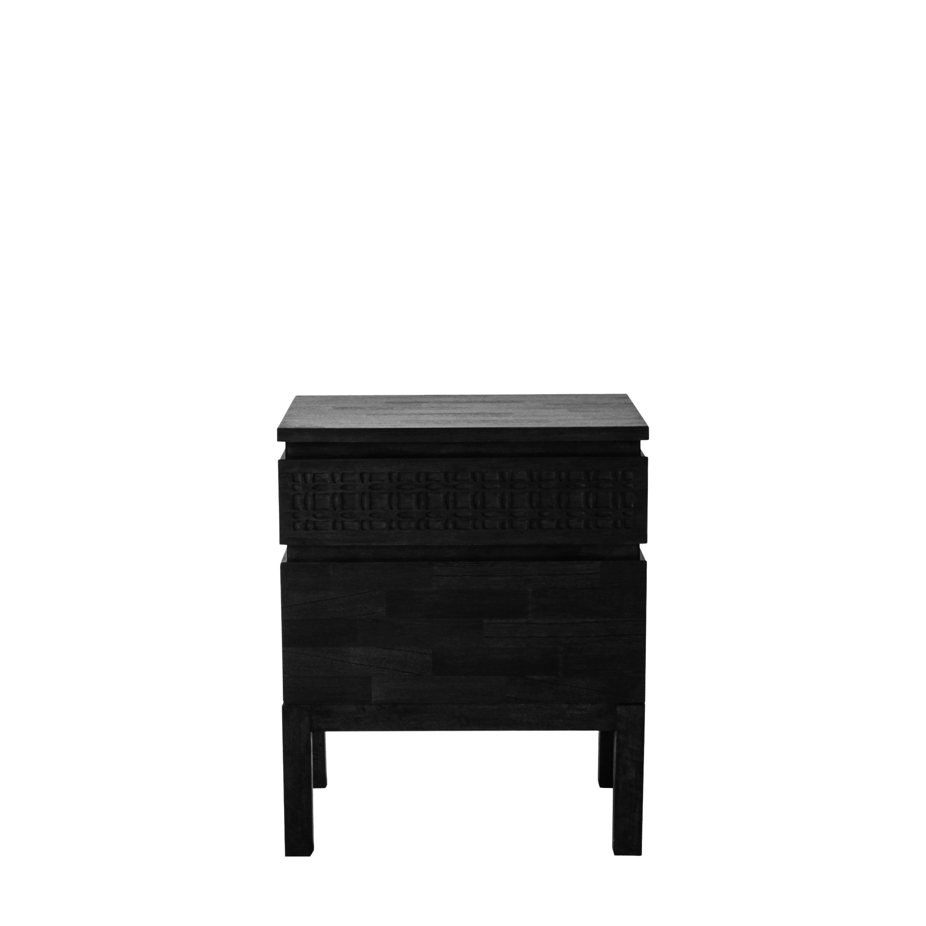 Boho Boutique Bedside 2 Drawer Chest - Mango / Mindi / Mahogany / MDF | Migo Interiors