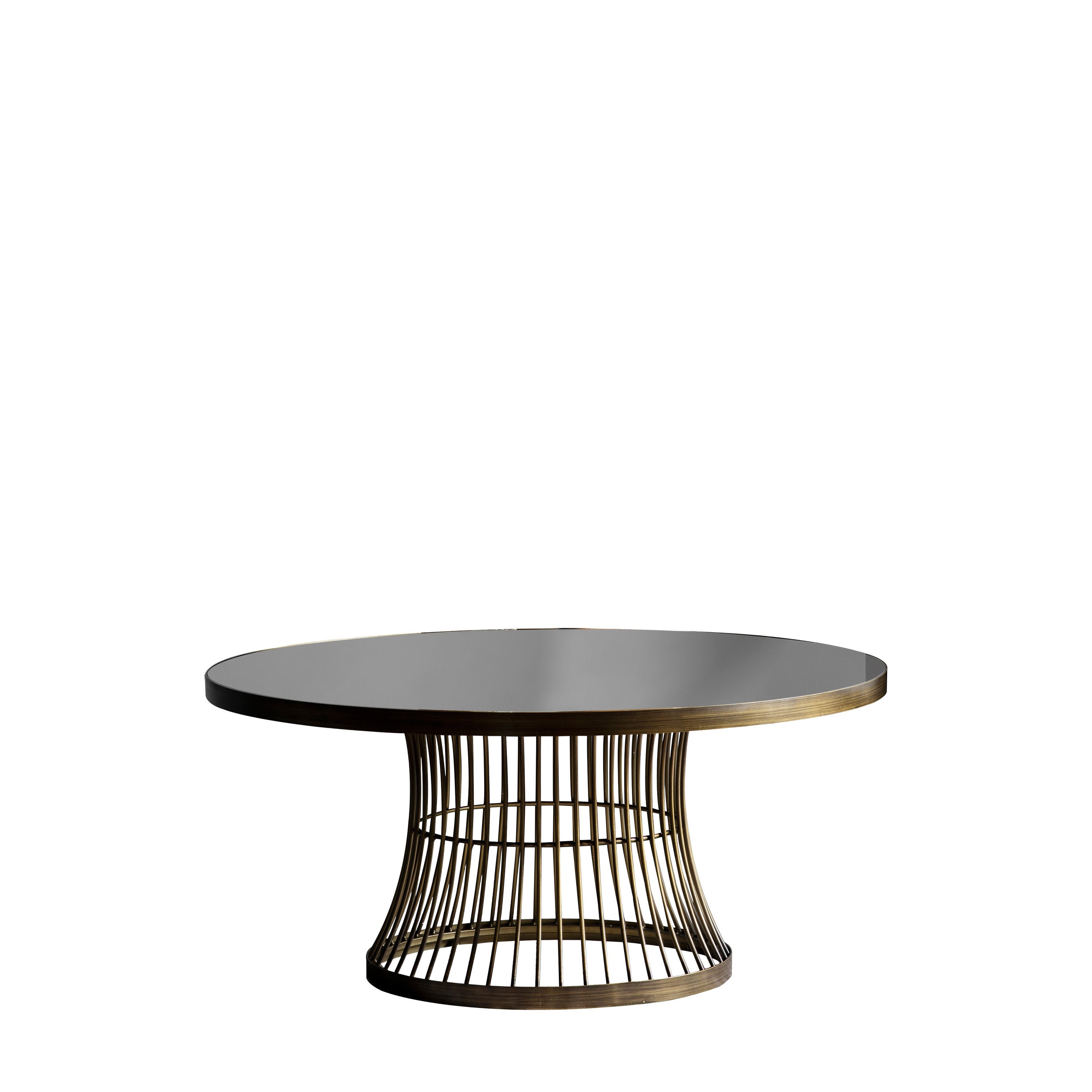 Pickford Coffee Table Bronze - Glass / MDF / Metal | Migo Interiors