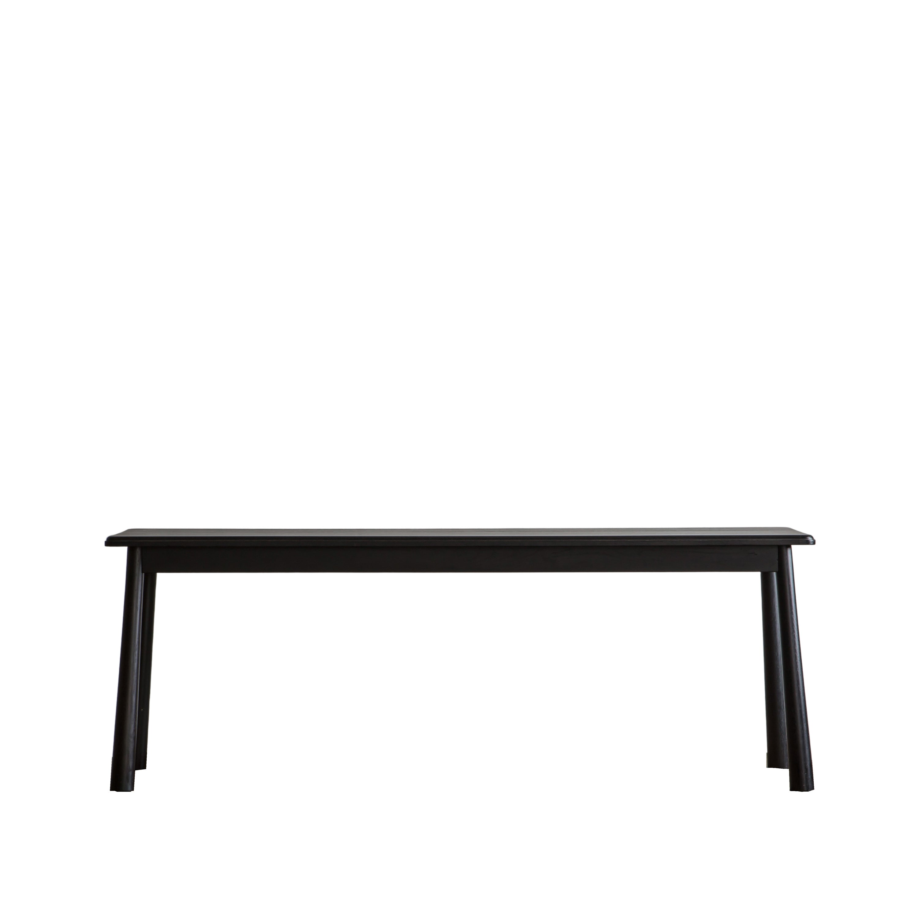Wycombe Dining Bench Black - Solid Oak / Oak Veneer | Migo Interiors