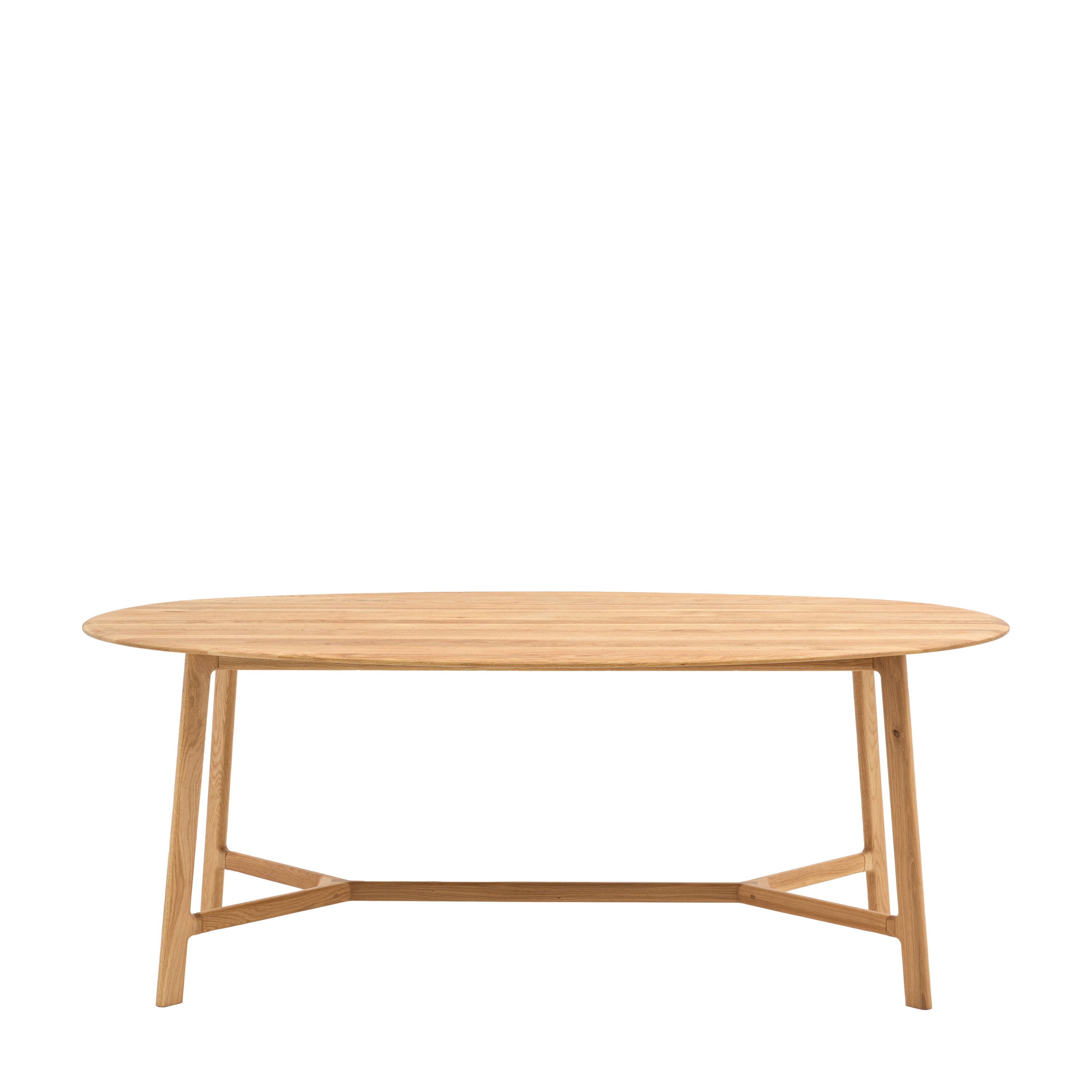 Madrid Oval Dining Table - Oak | Migo Interiors