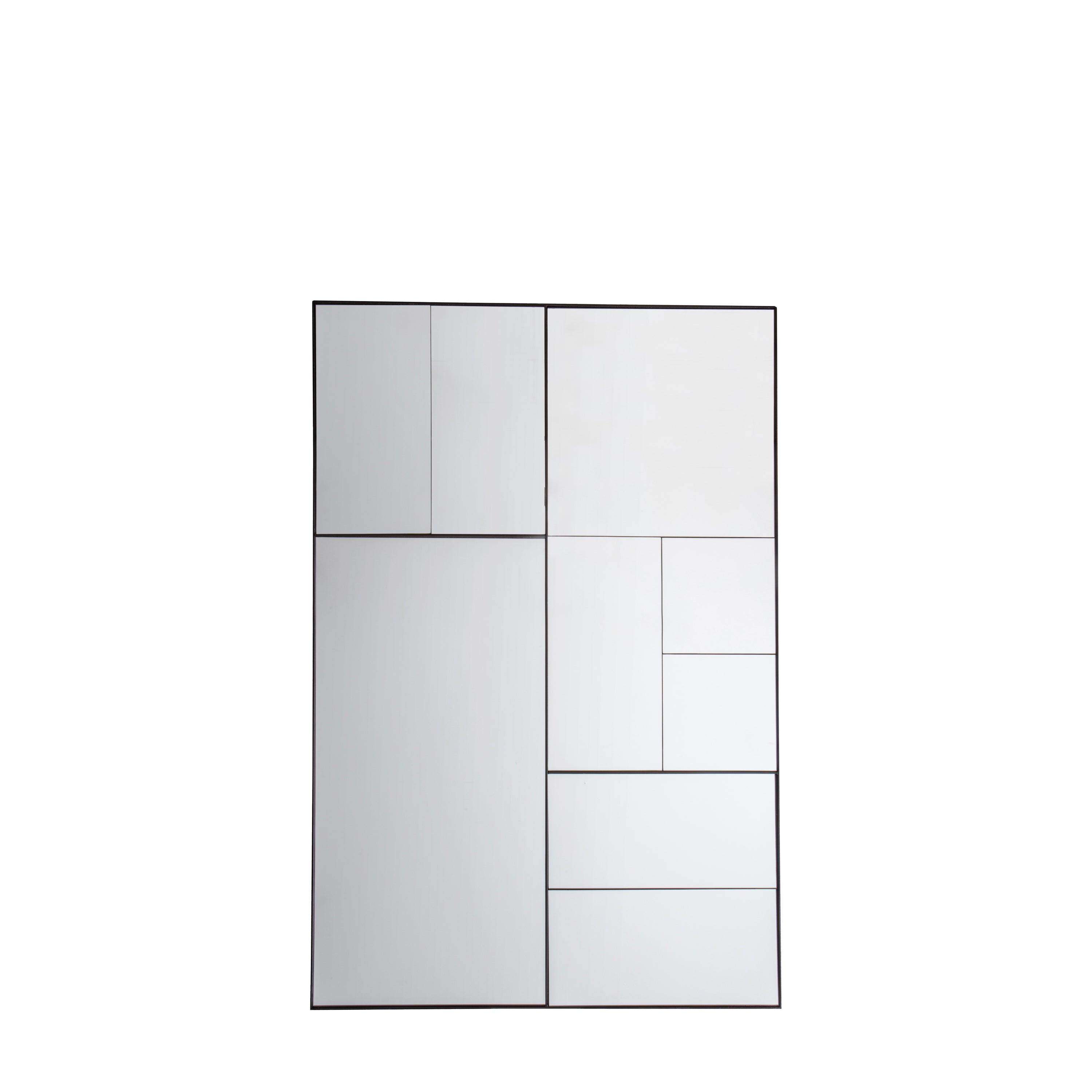 Broadheath Mirror Black - Glass / MDF / Metal | Migo Interiors