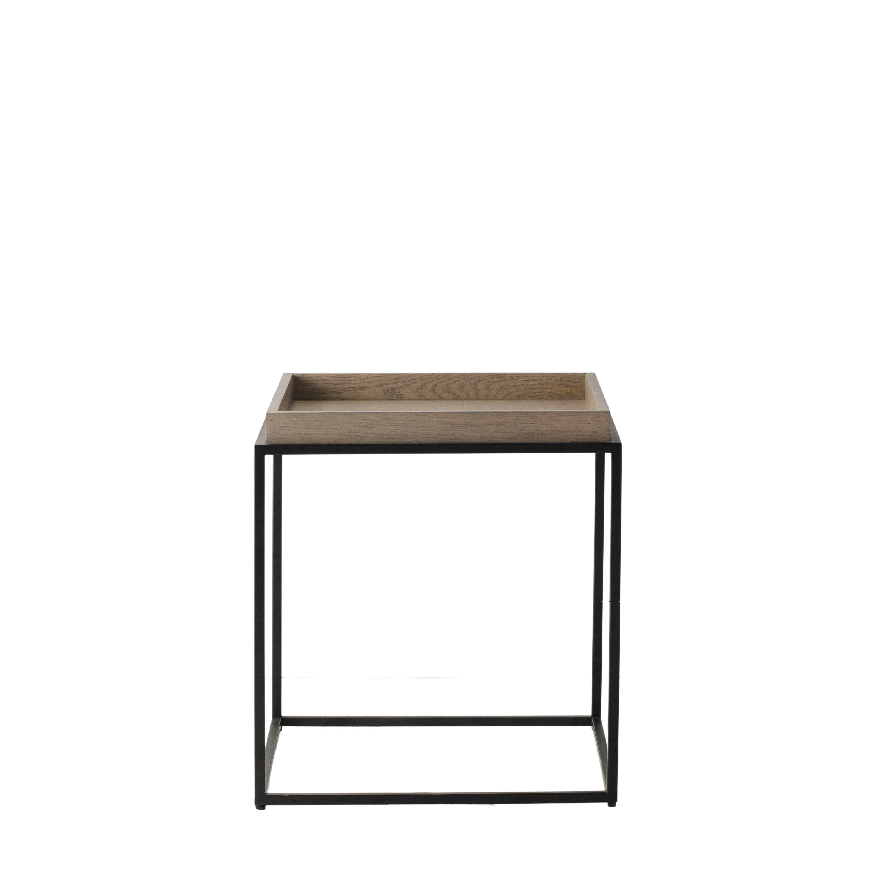 Forden Tray Side Table Grey - MDF / Metal | Migo Interiors