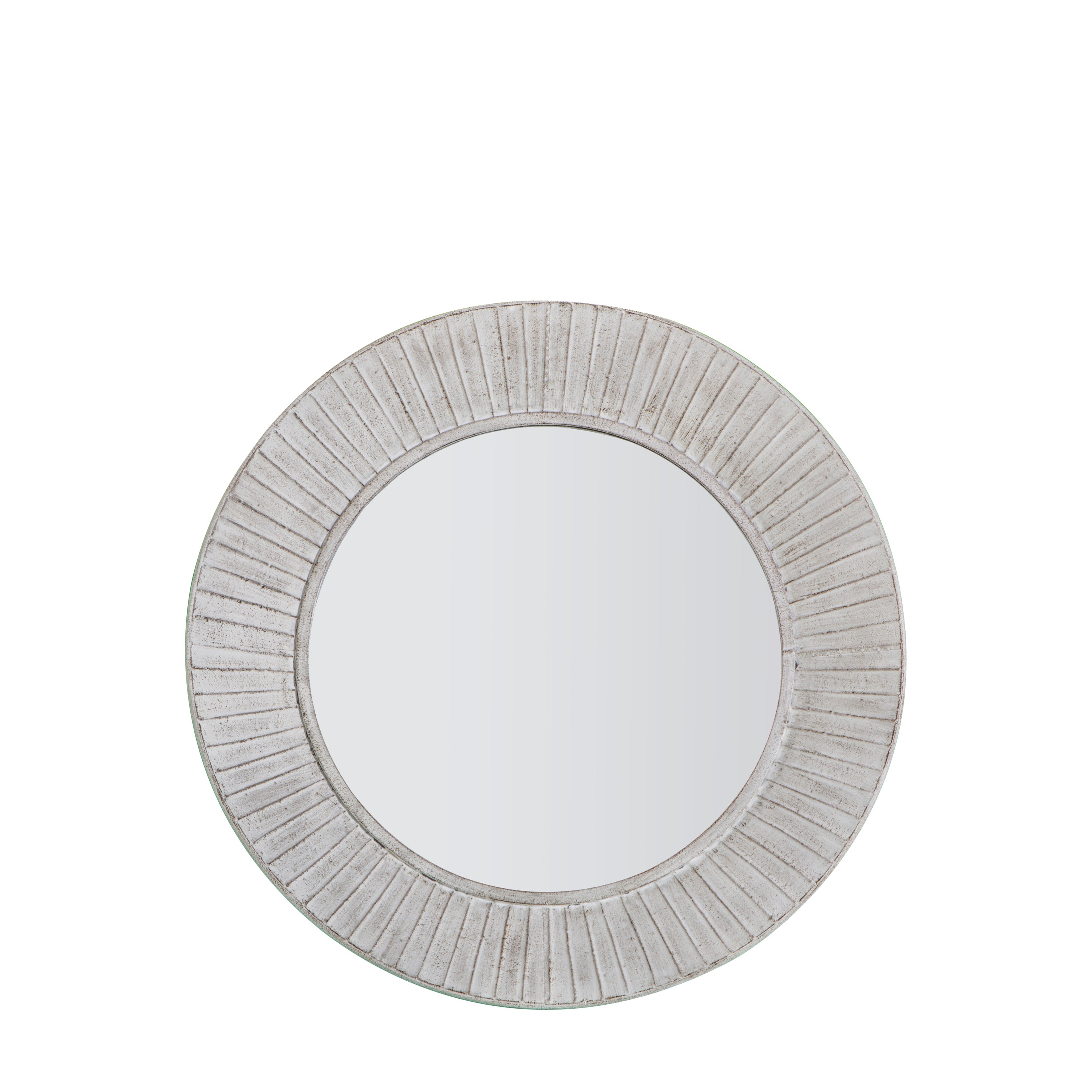 Ramlia Round Mirror - Glass / Iron / MDF | Migo Interiors