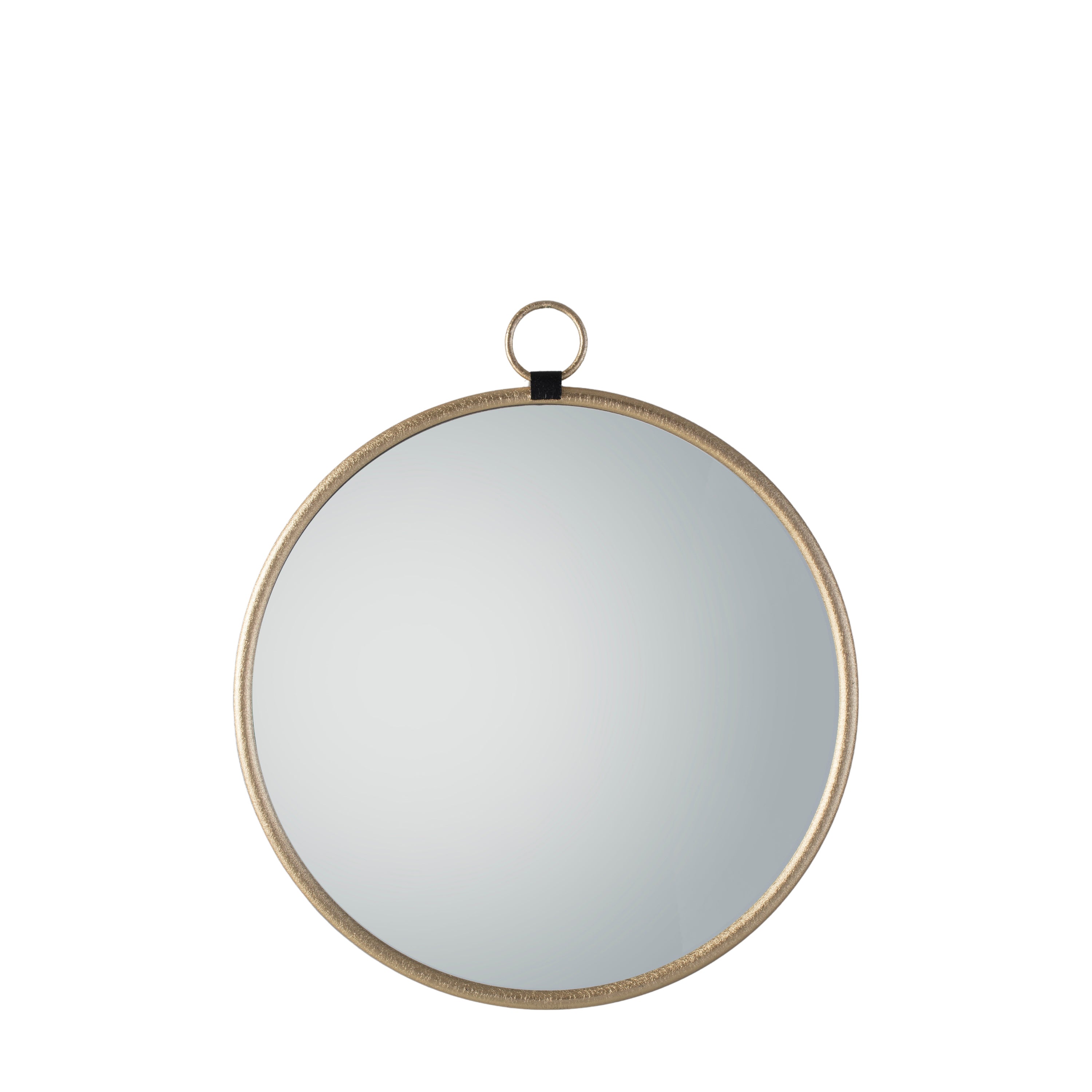 Bayswater Gold Round Mirror - Glass / Iron / MDF | Migo Interiors