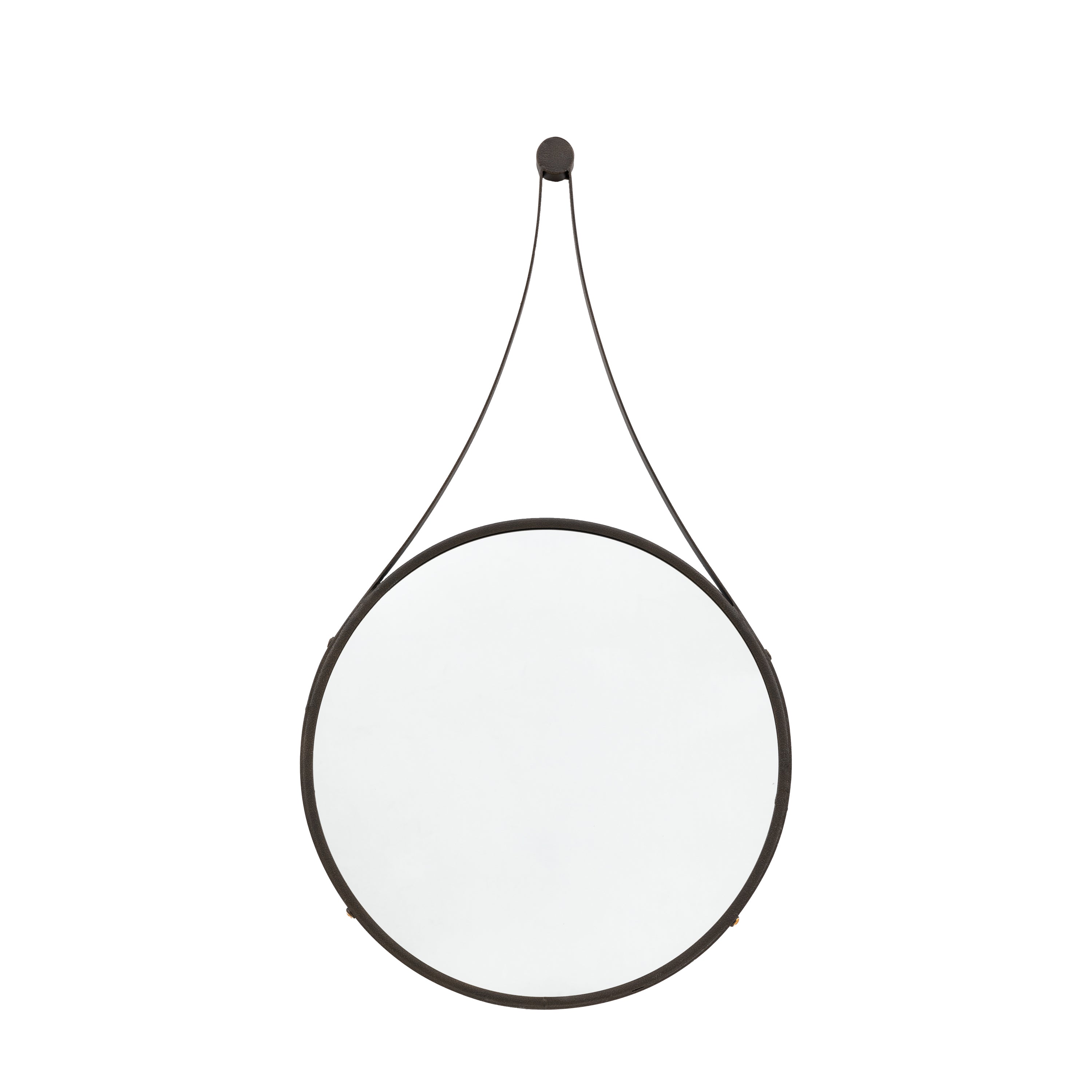 Broadway Round Mirror - Glass / Iron / MDF | Migo Interiors