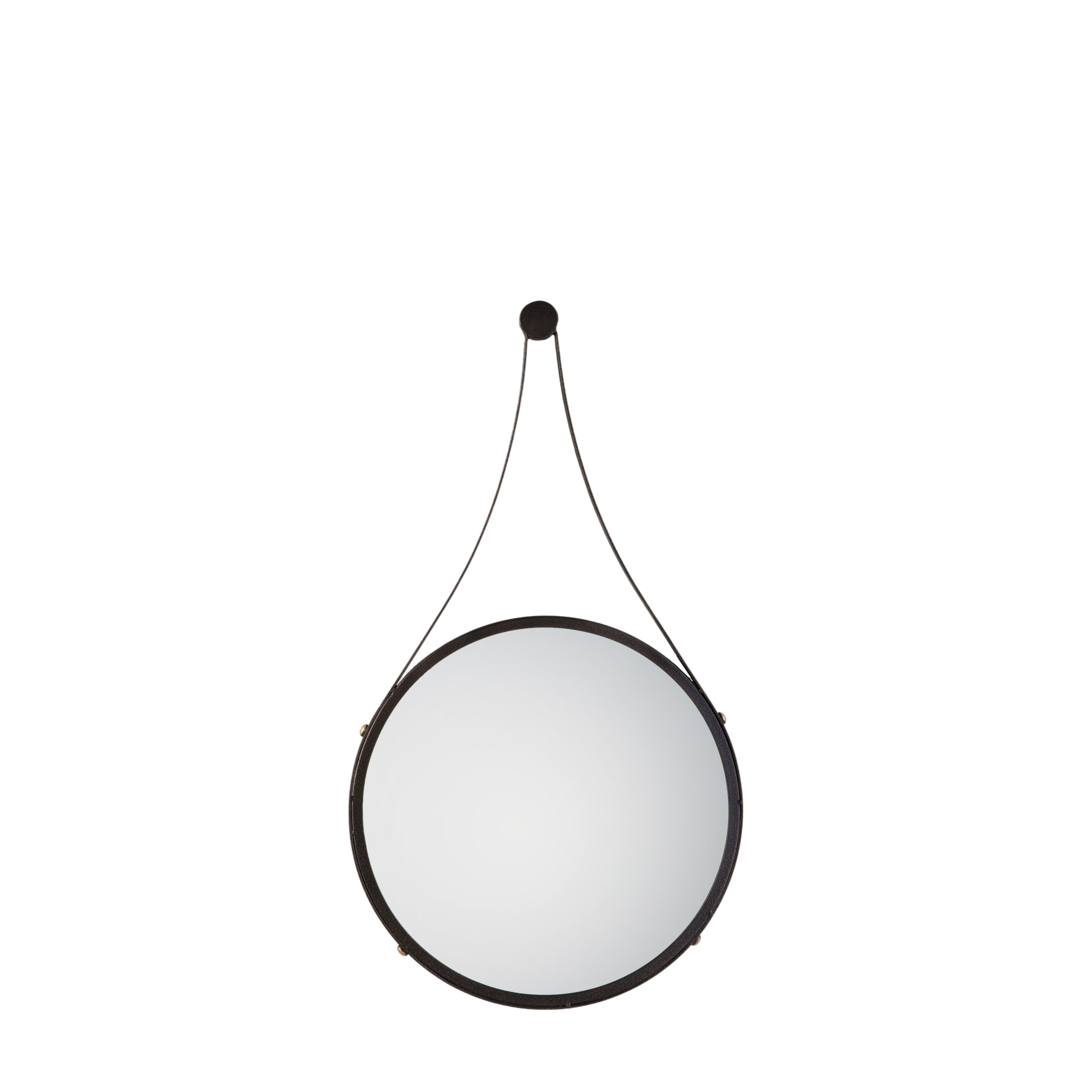 Broadway Round Mirror - Glass / Iron / MDF | Migo Interiors