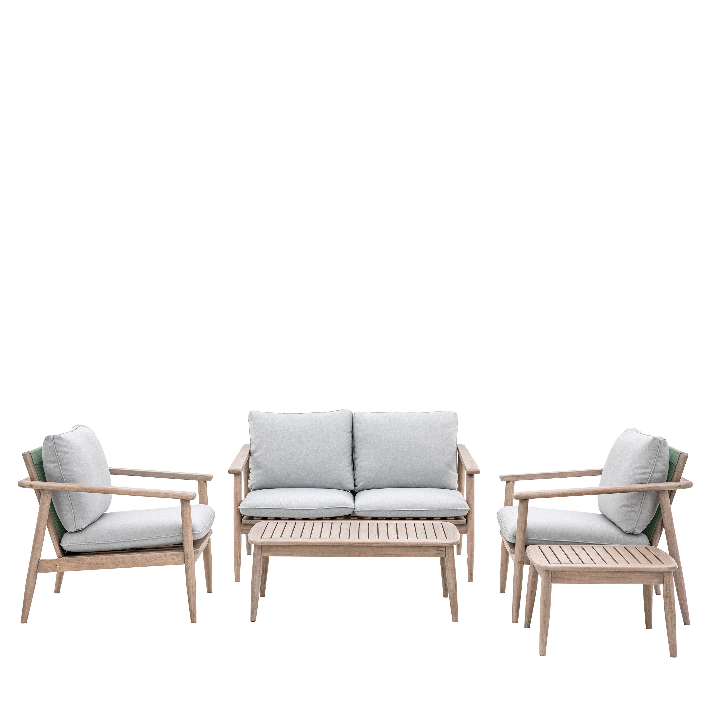 Corsica Lounge Set - Acacia  / Polyester Fabric / Rope / Foam | Migo Interiors
