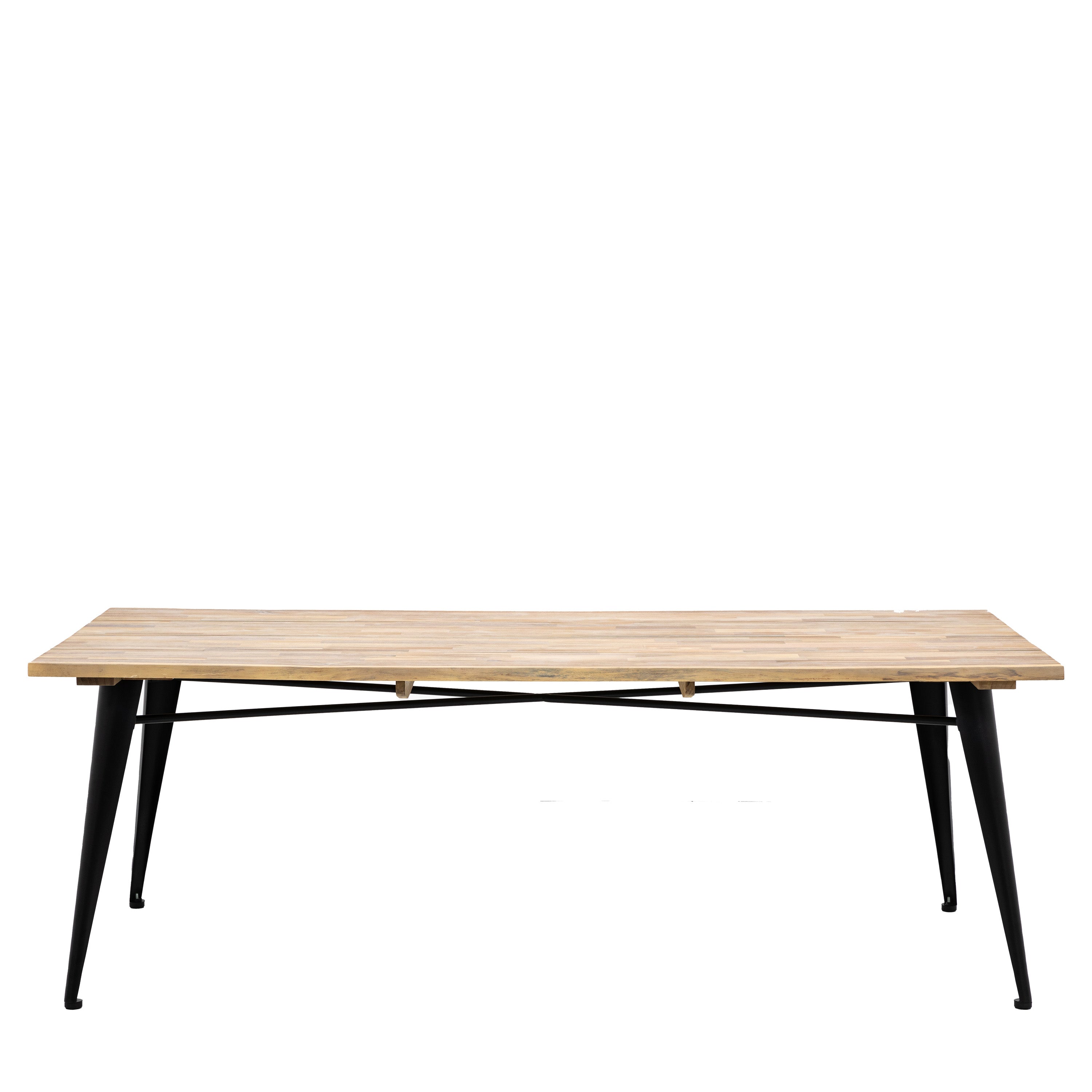 Ponza Dining Table - Acacia / Iron | Migo Interiors