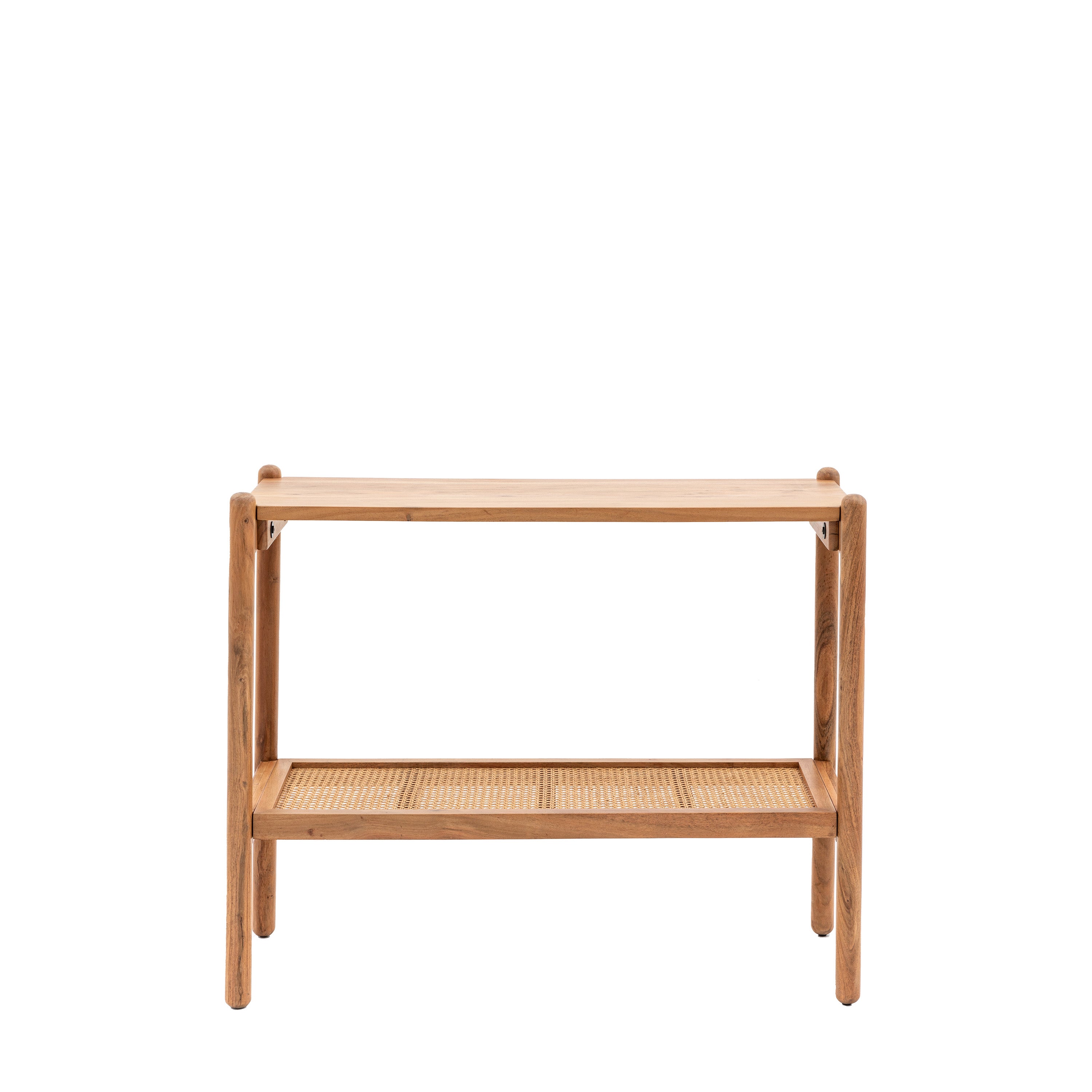 Cannes Console Table - Acacia / Rattan | Migo Interiors