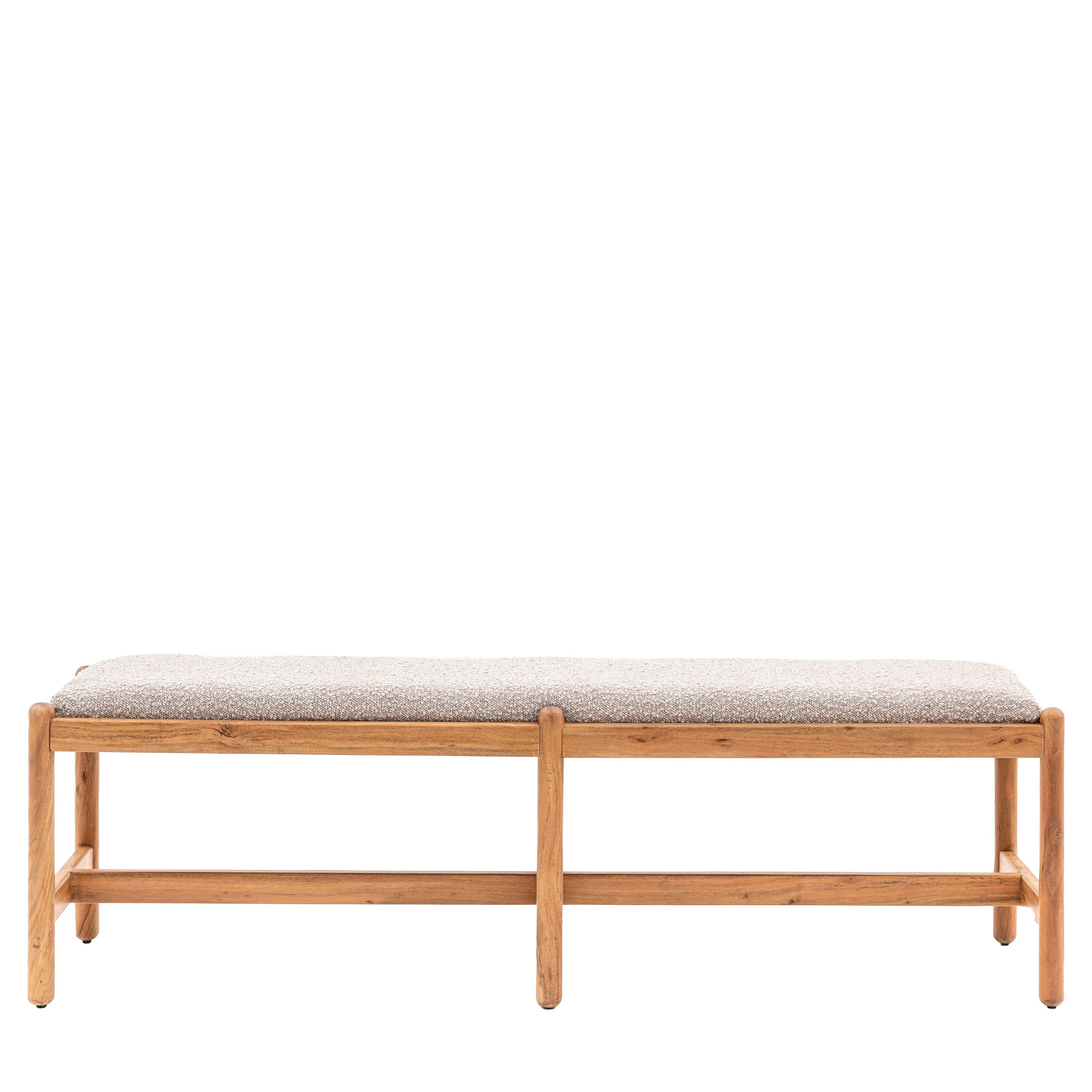 Cannes Dining Bench - Acacia / Fabric / Foam | Migo Interiors