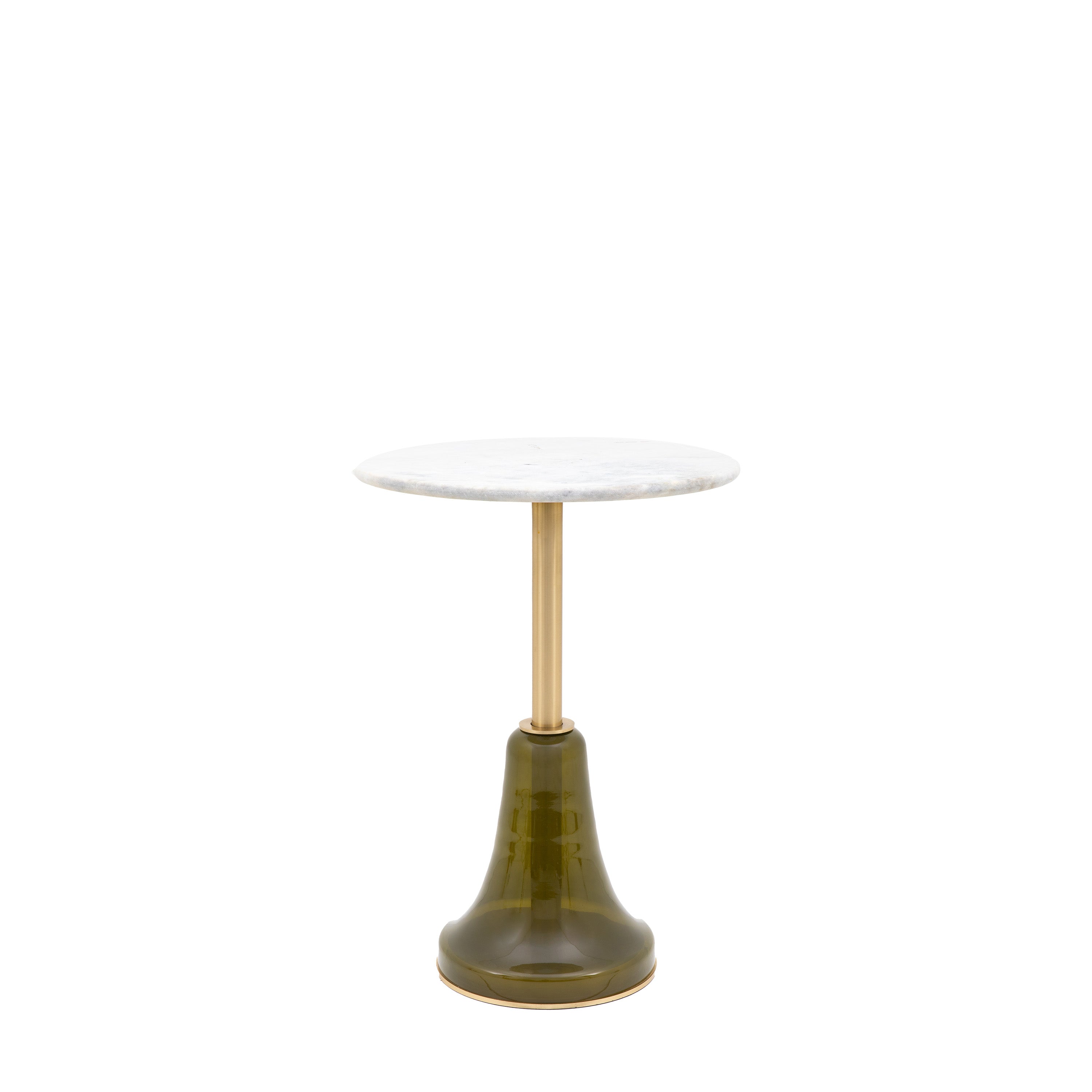 Bilbao Side Table Dusk - Glass / Marble / Aluminium | Migo Interiors