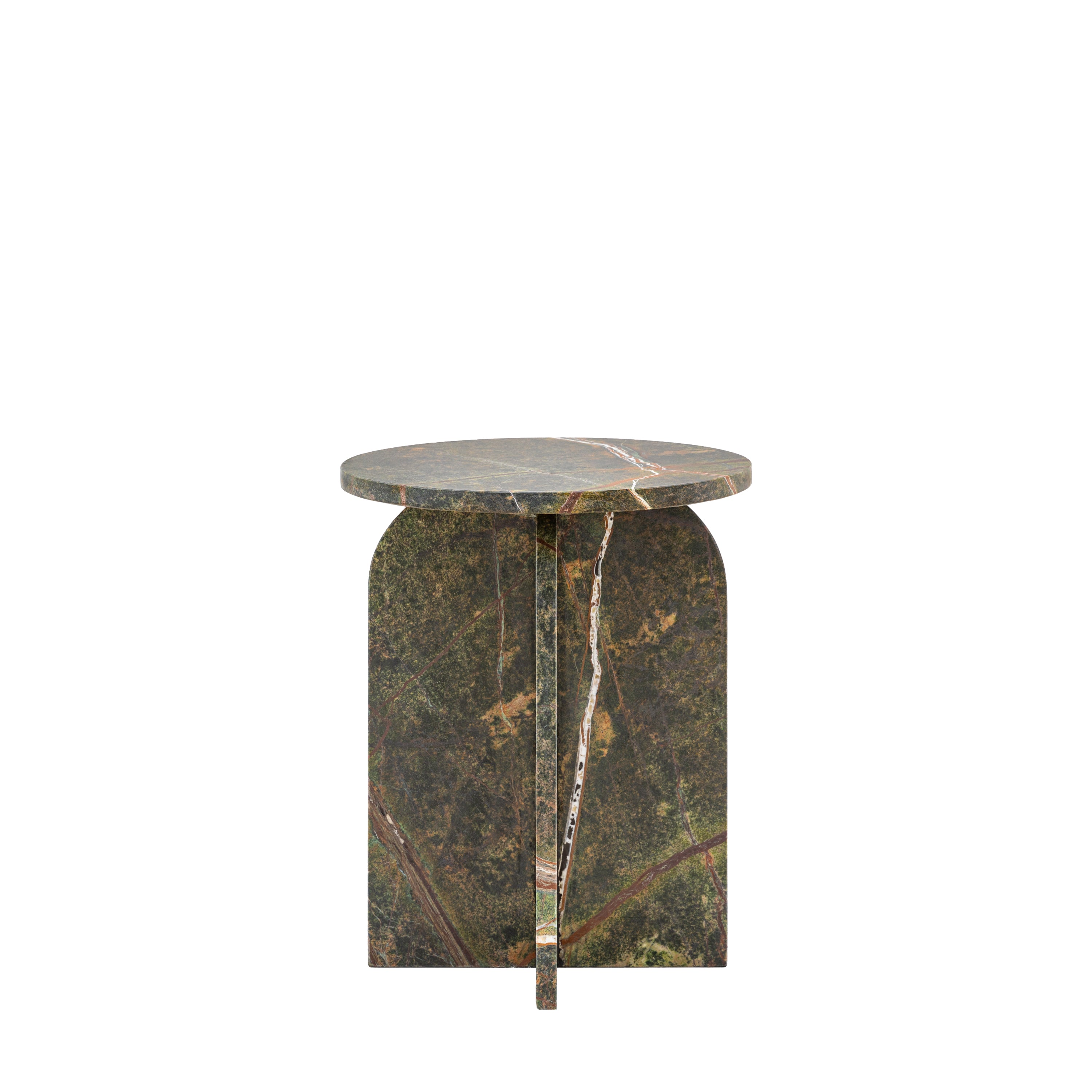 Amalfi Side Table Ember - Marble | Migo Interiors
