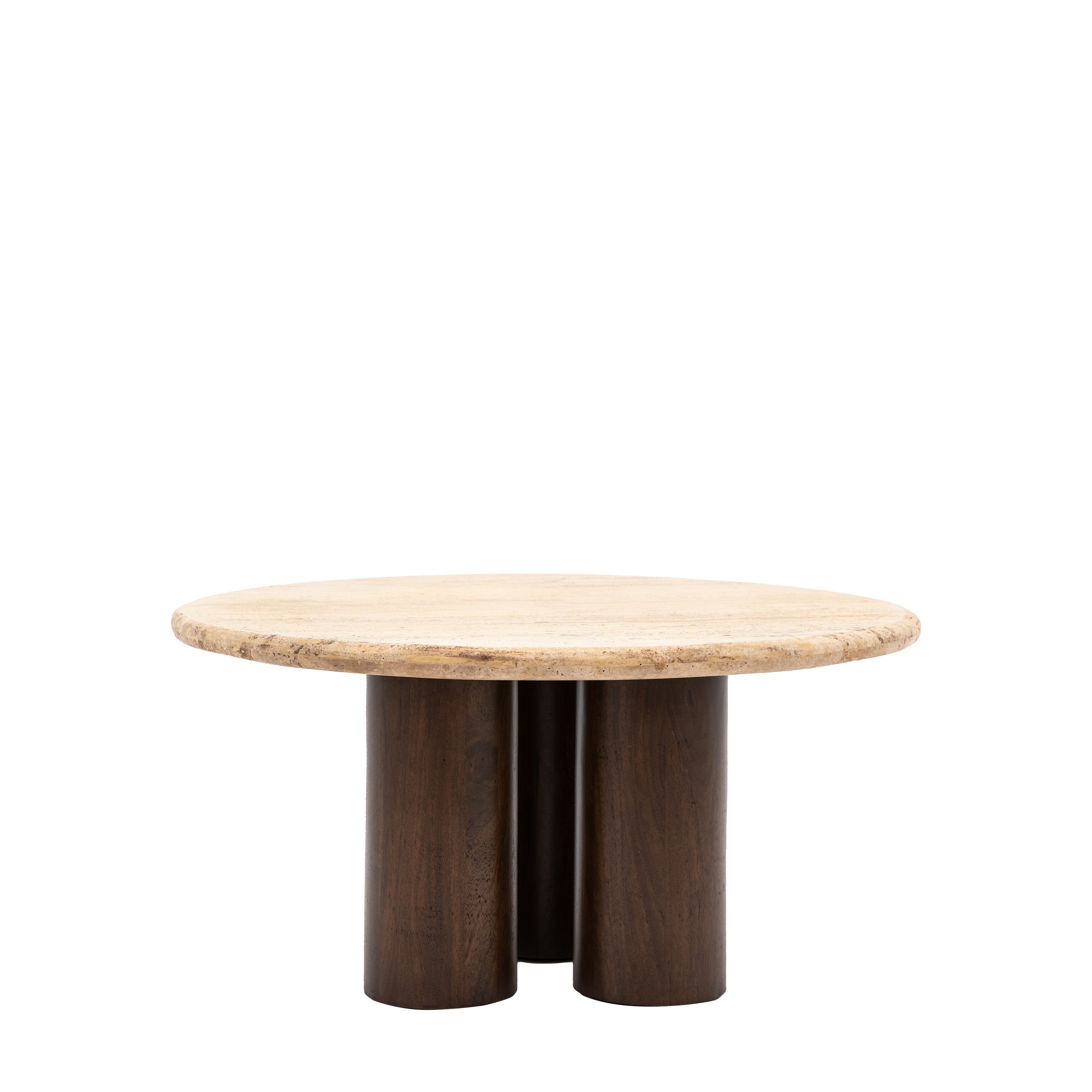 Trevi Coffee Table - Travertine / Mango Wood | Migo Interiors