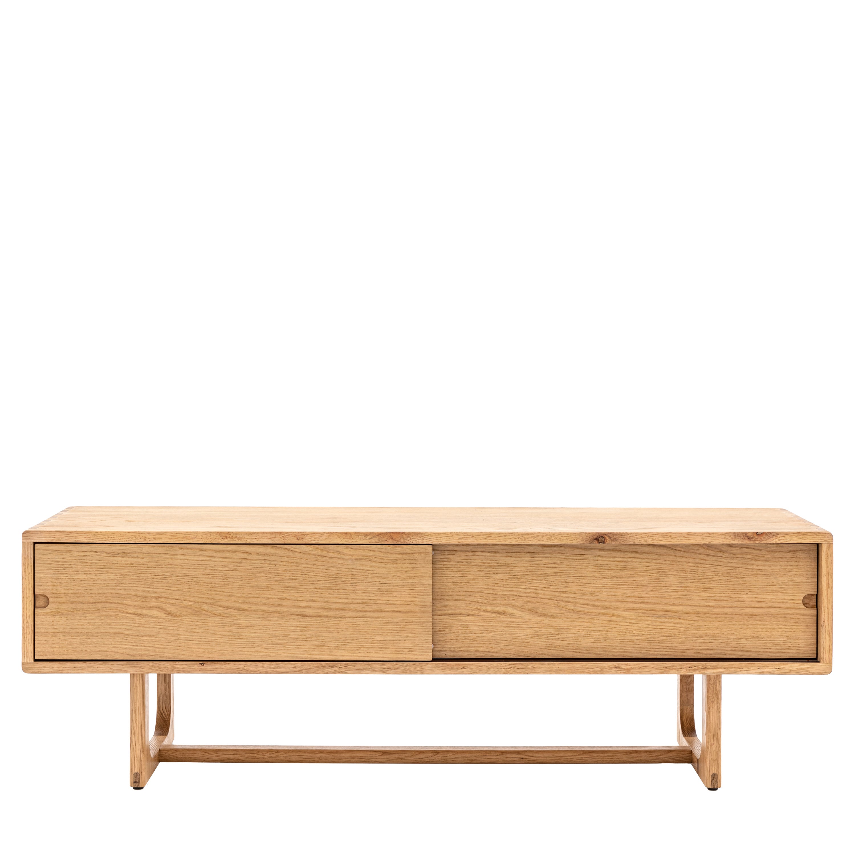Craft Media Unit Natural - Oak / Oak Veneered MDF | Migo Interiors