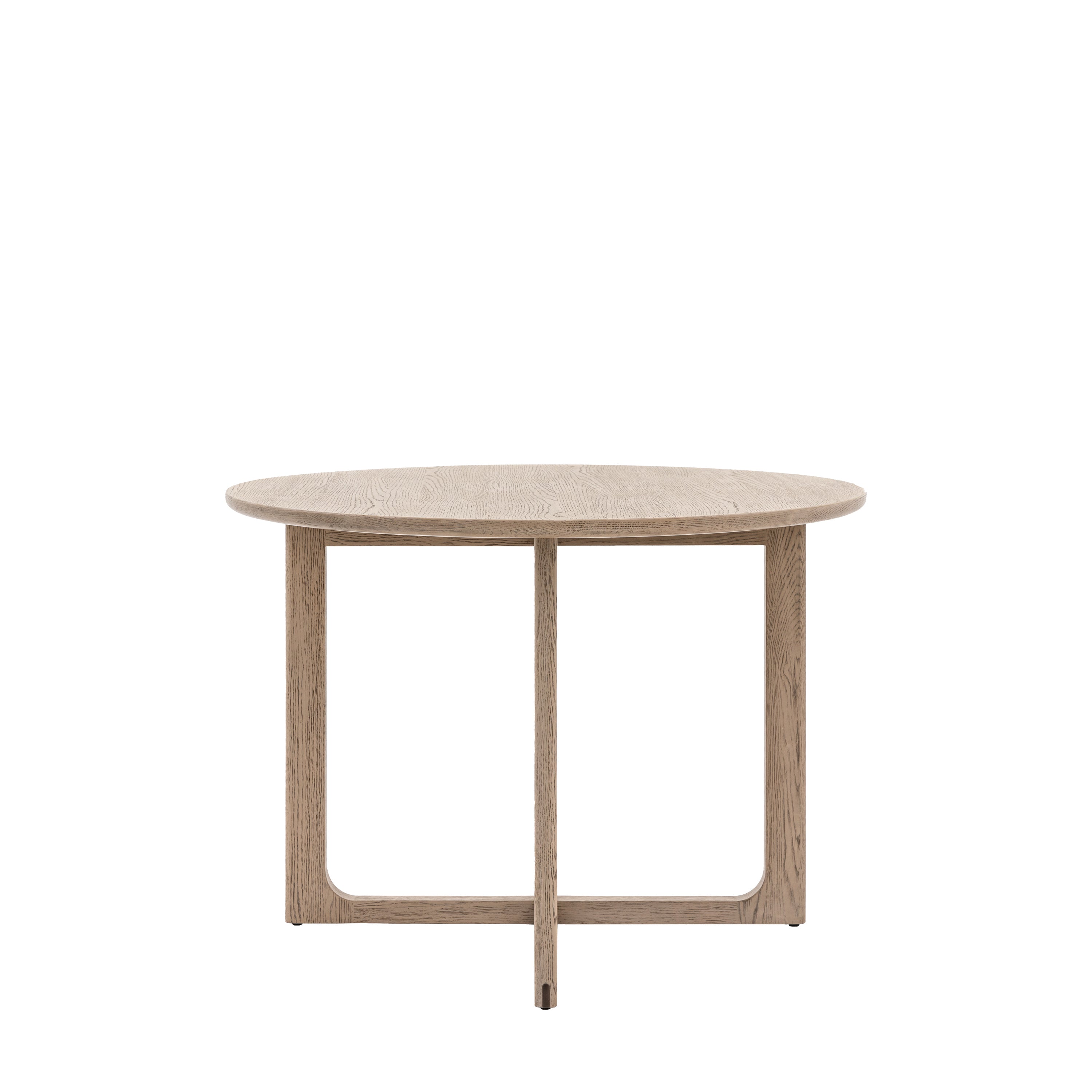 Craft Round Dining Table Smoked - Oak / Oak Veneered MDF | Migo Interiors