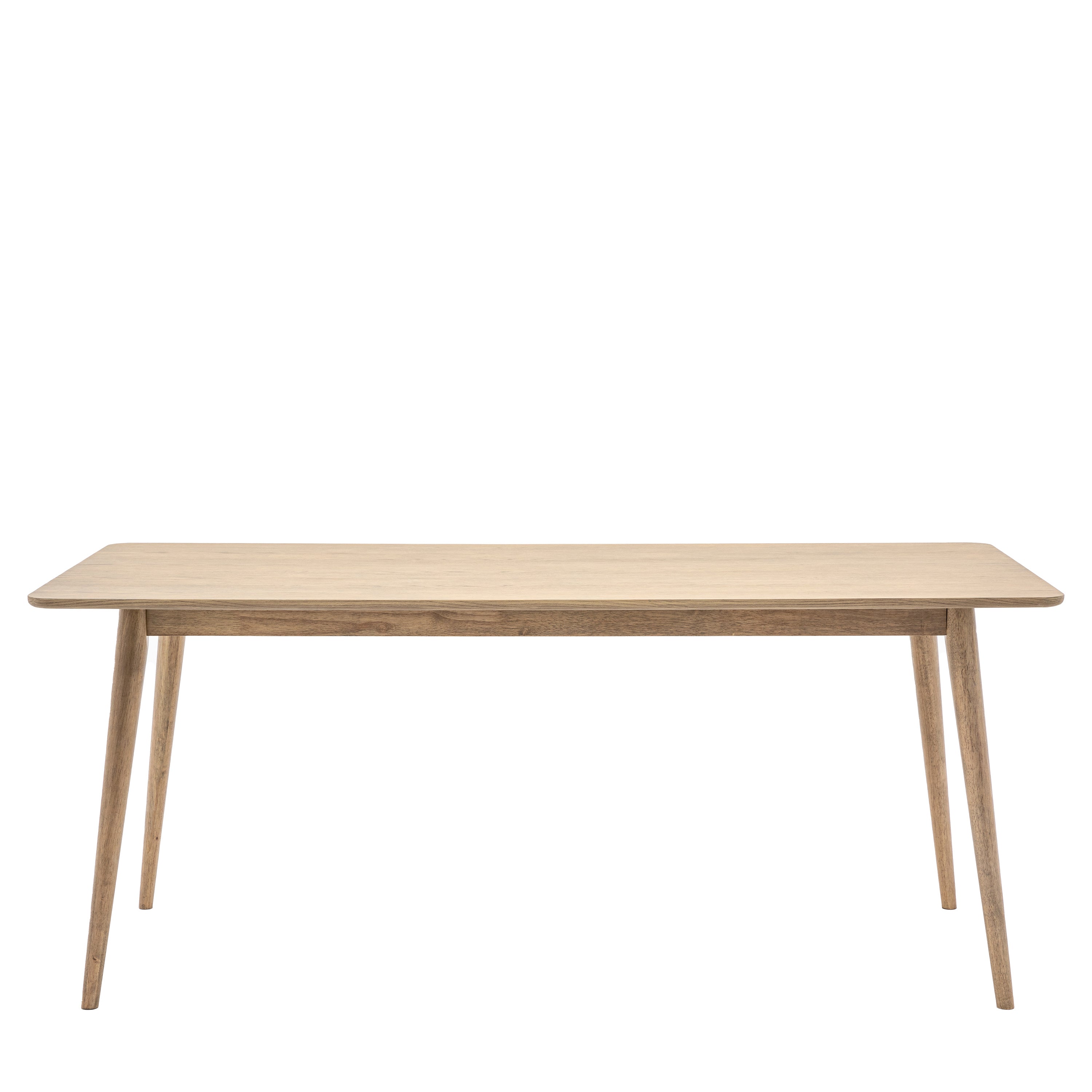 Panelled Dining Table - MDF / Acacia Veneer / Acacia / White Oak / White Oak Veneer | Migo Interiors