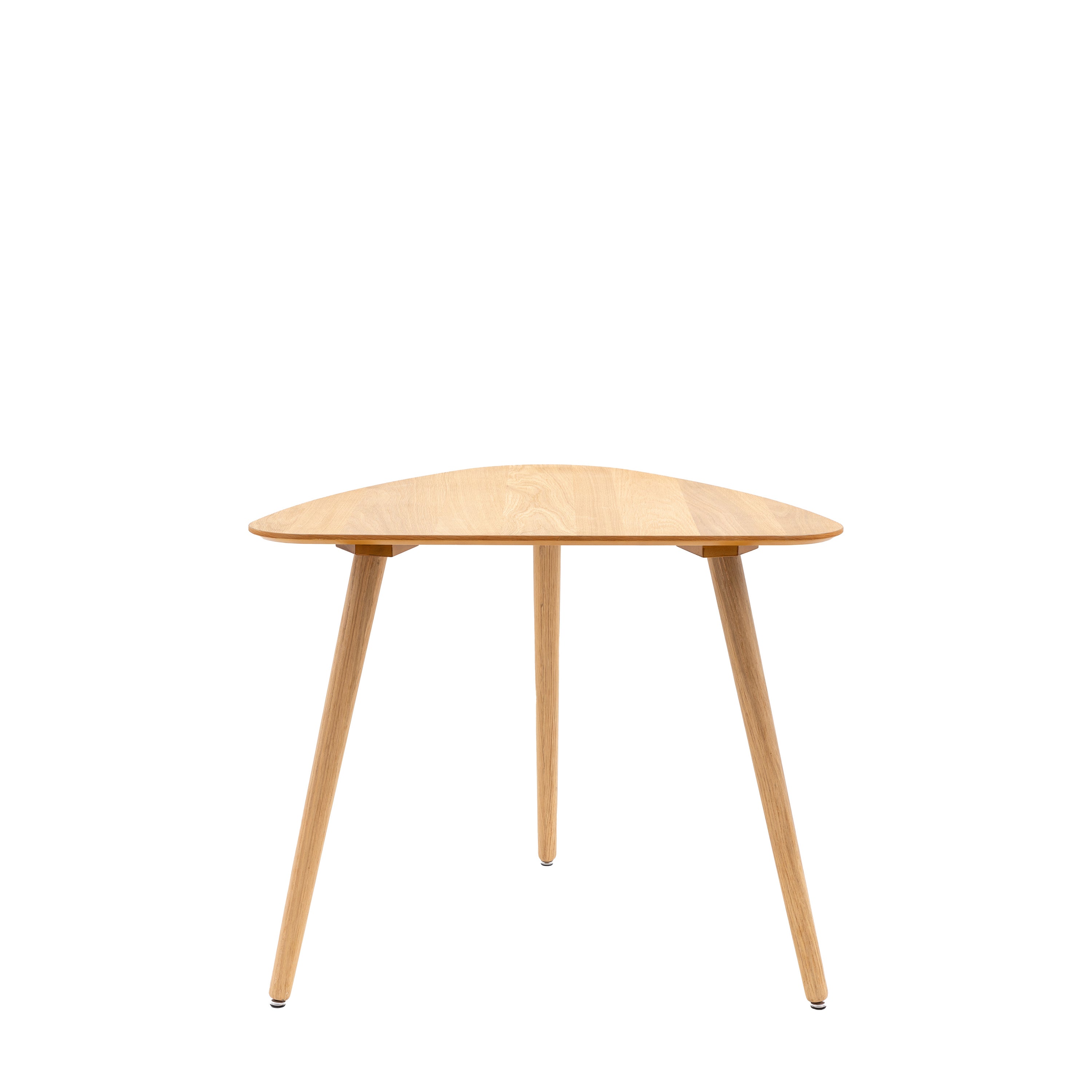 Hatfield Dining Table Natural - Oak Veneer / MDF / Oak / Rubber Wood | Migo Interiors
