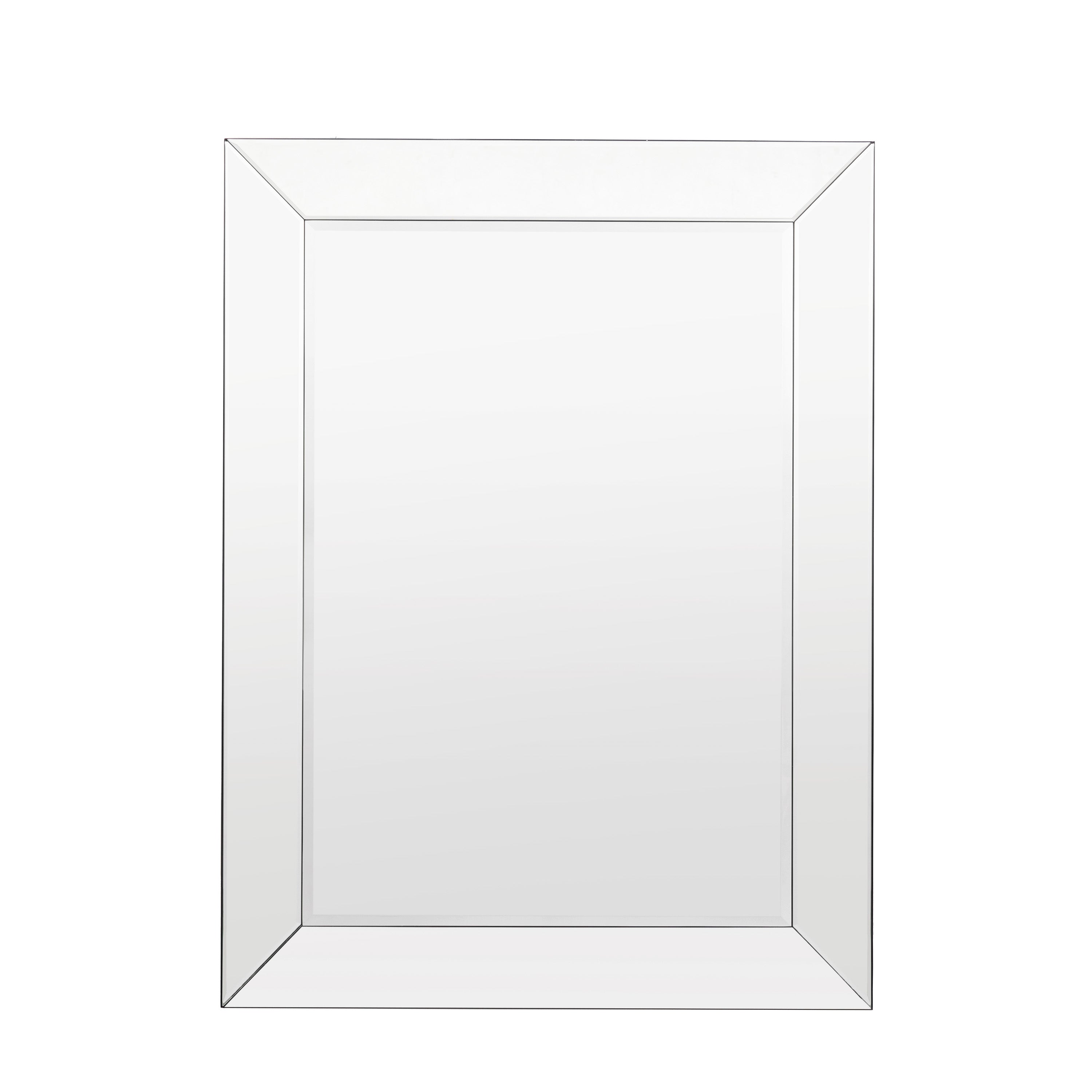 Greenhithe Rectangle Mirror - Glass / MDF | Migo Interiors
