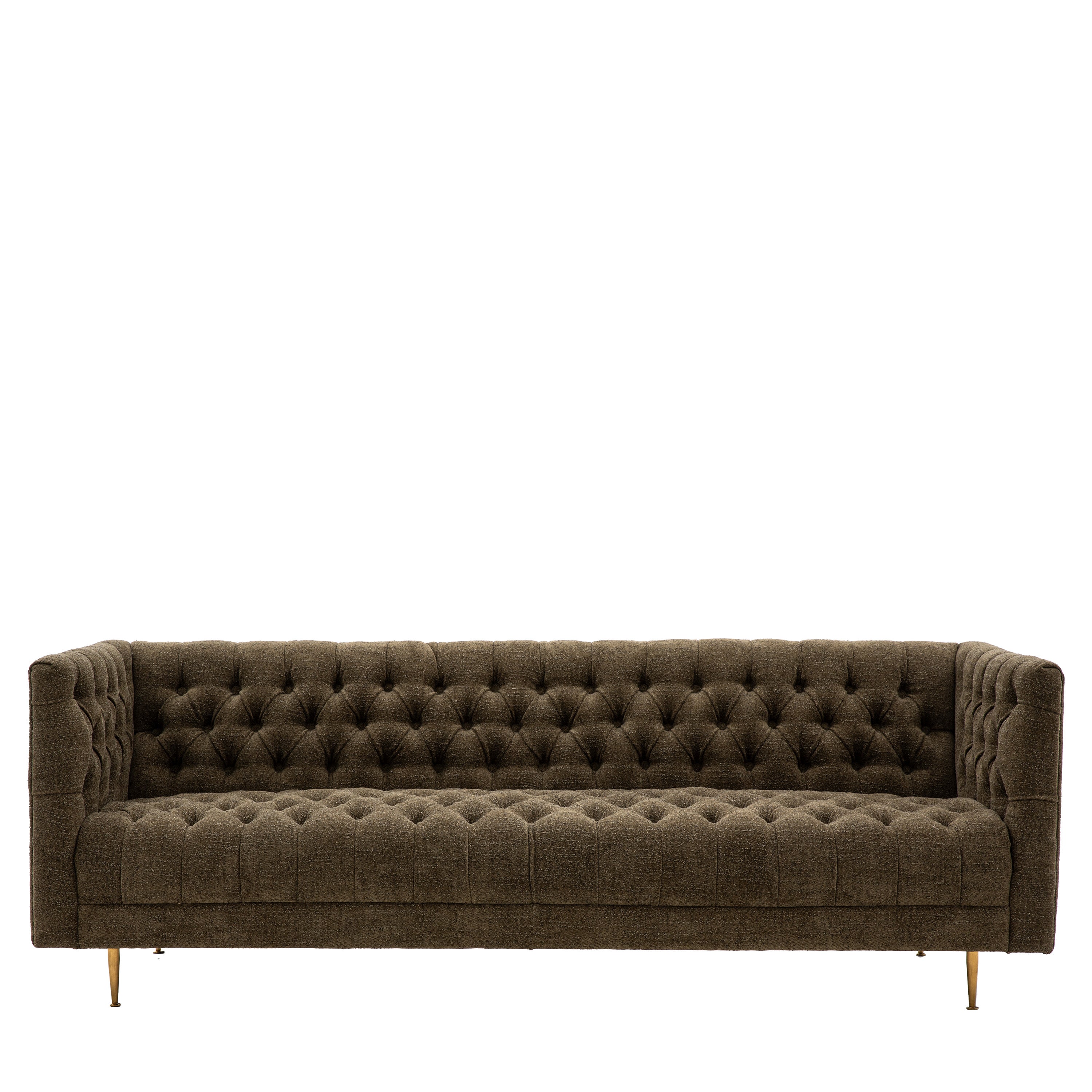 Dalton Sofa Moss Green - Solid Oak / Plywood / Polyester Fabric / Foam / Polyfibre | Migo Interiors
