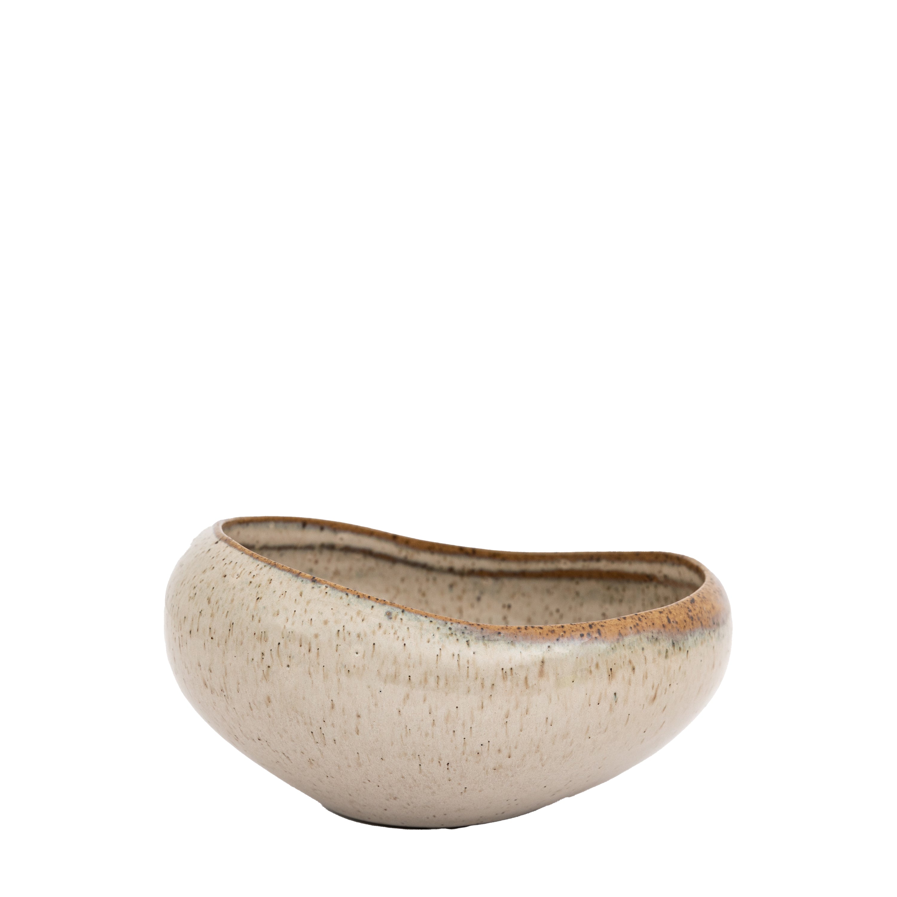 Speckle Glaze Bowl Oatmeal (4pk) - Ceramic | Migo Interiors
