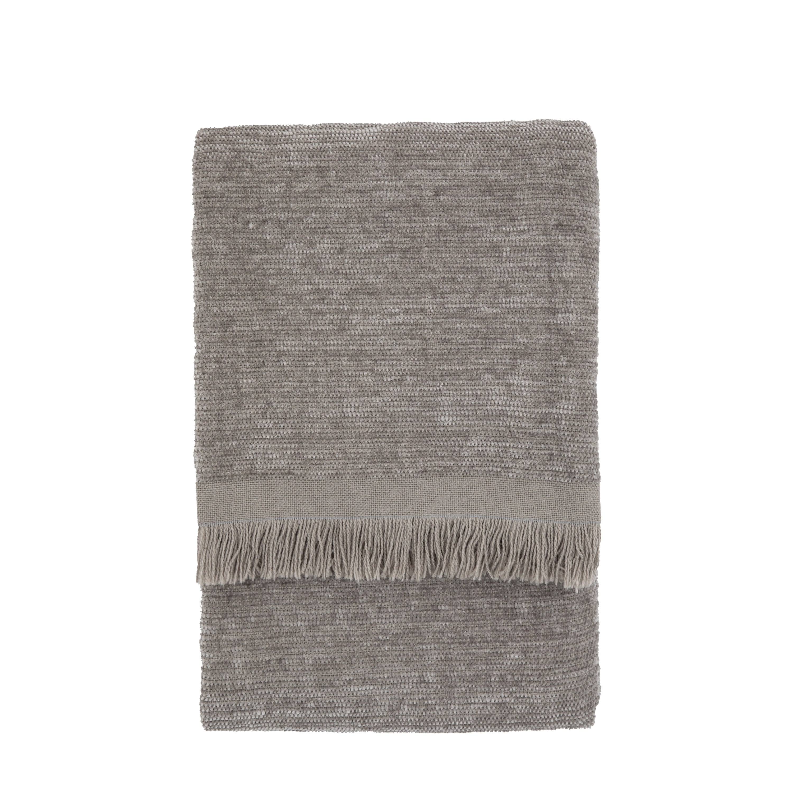 Willow Chenille Throw Grey - Polyester / Acrylic / Wool | Migo Interiors