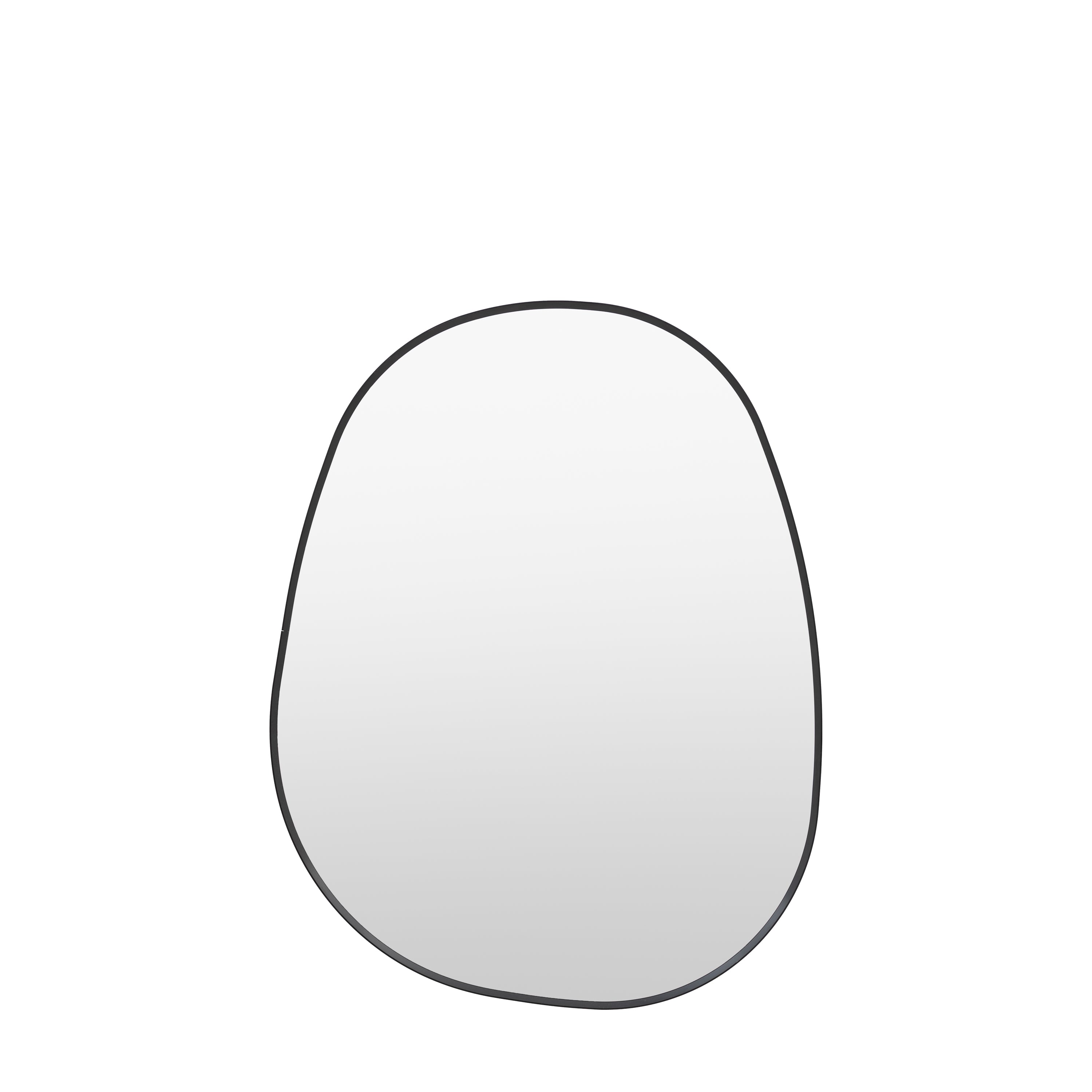 Holworth Pebble Mirror Black