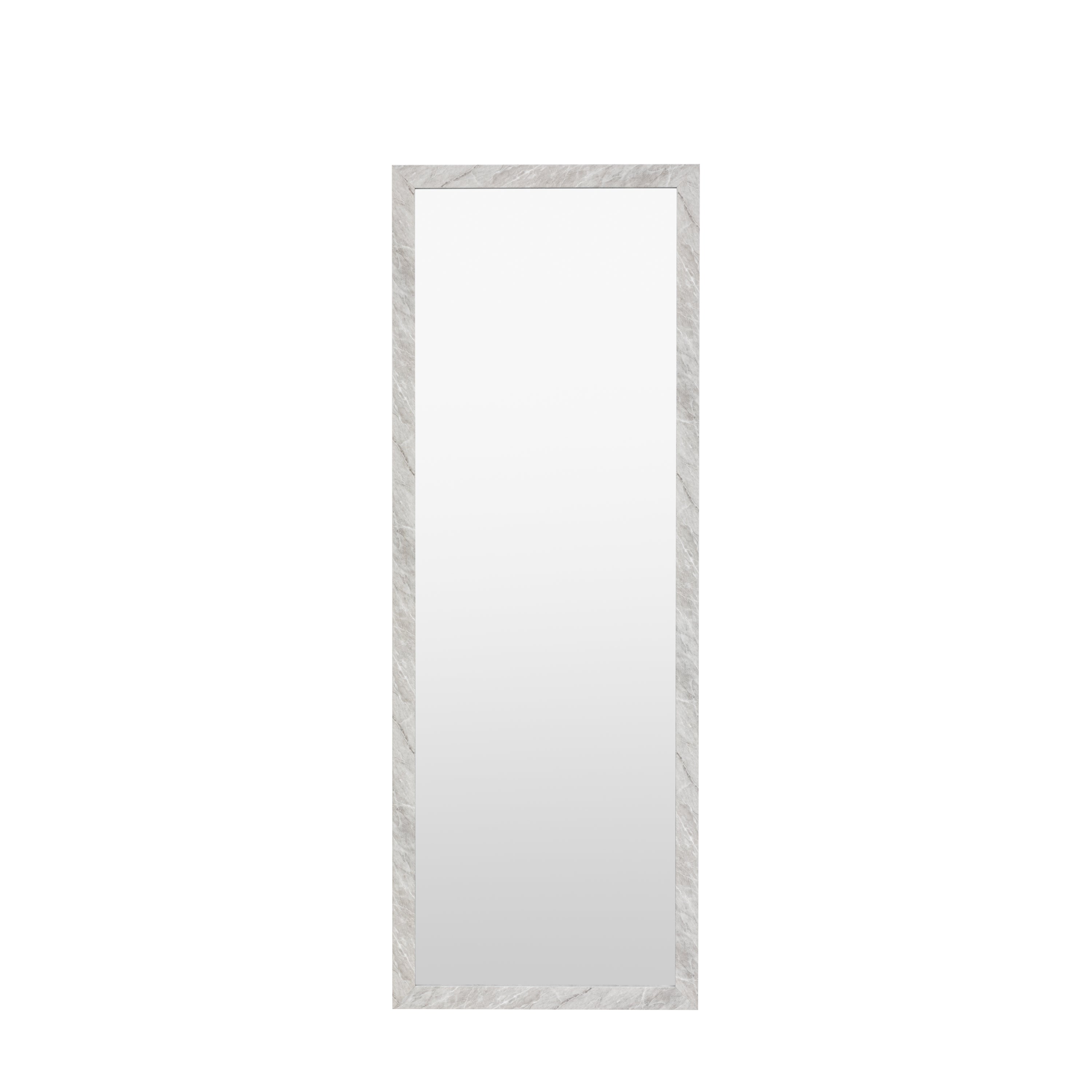 Romano Leaner Mirror Marbled White - Glass / PS / MDF | Migo Interiors
