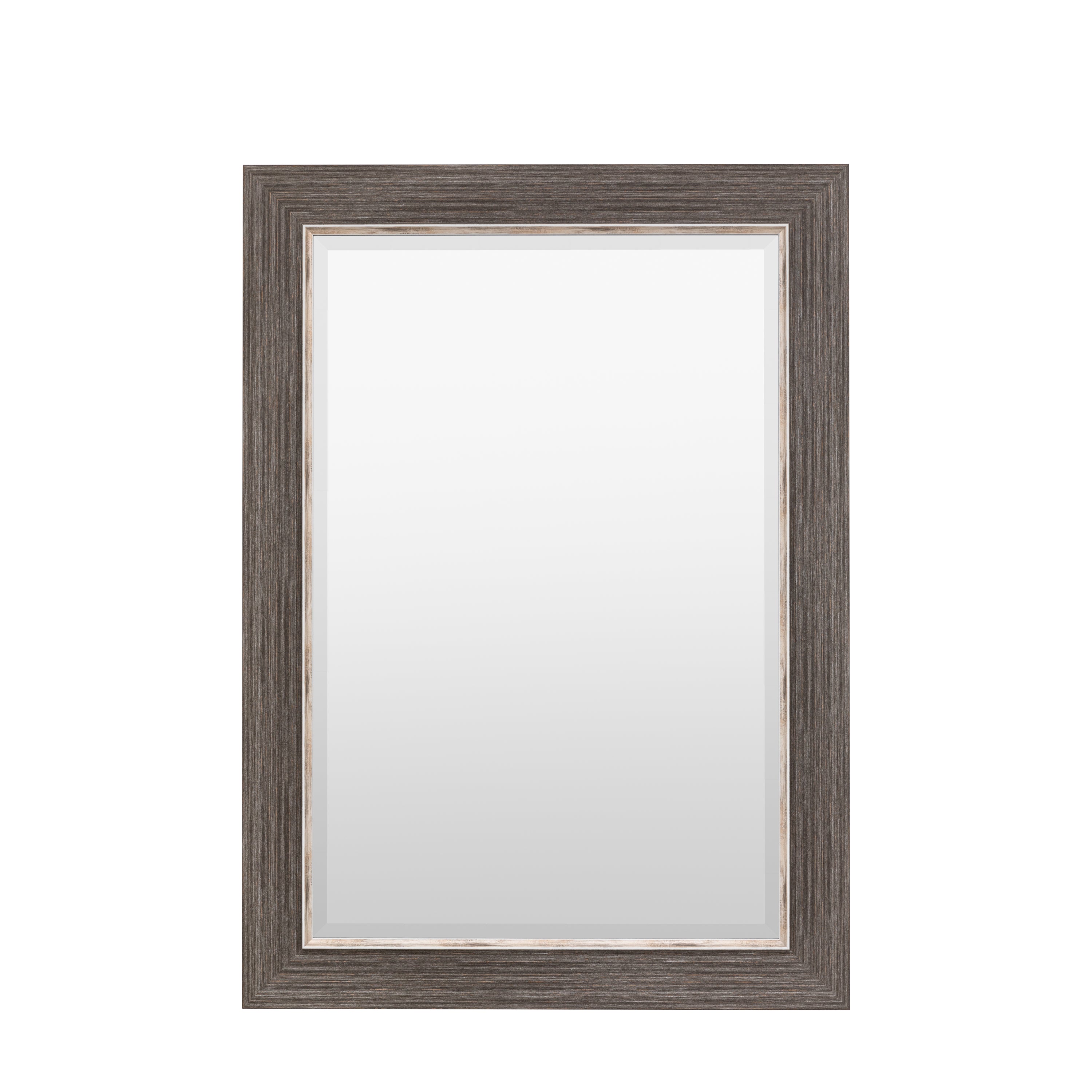 Richmond Rectangle Mirror Pewter - Glass / PS / MDF | Migo Interiors
