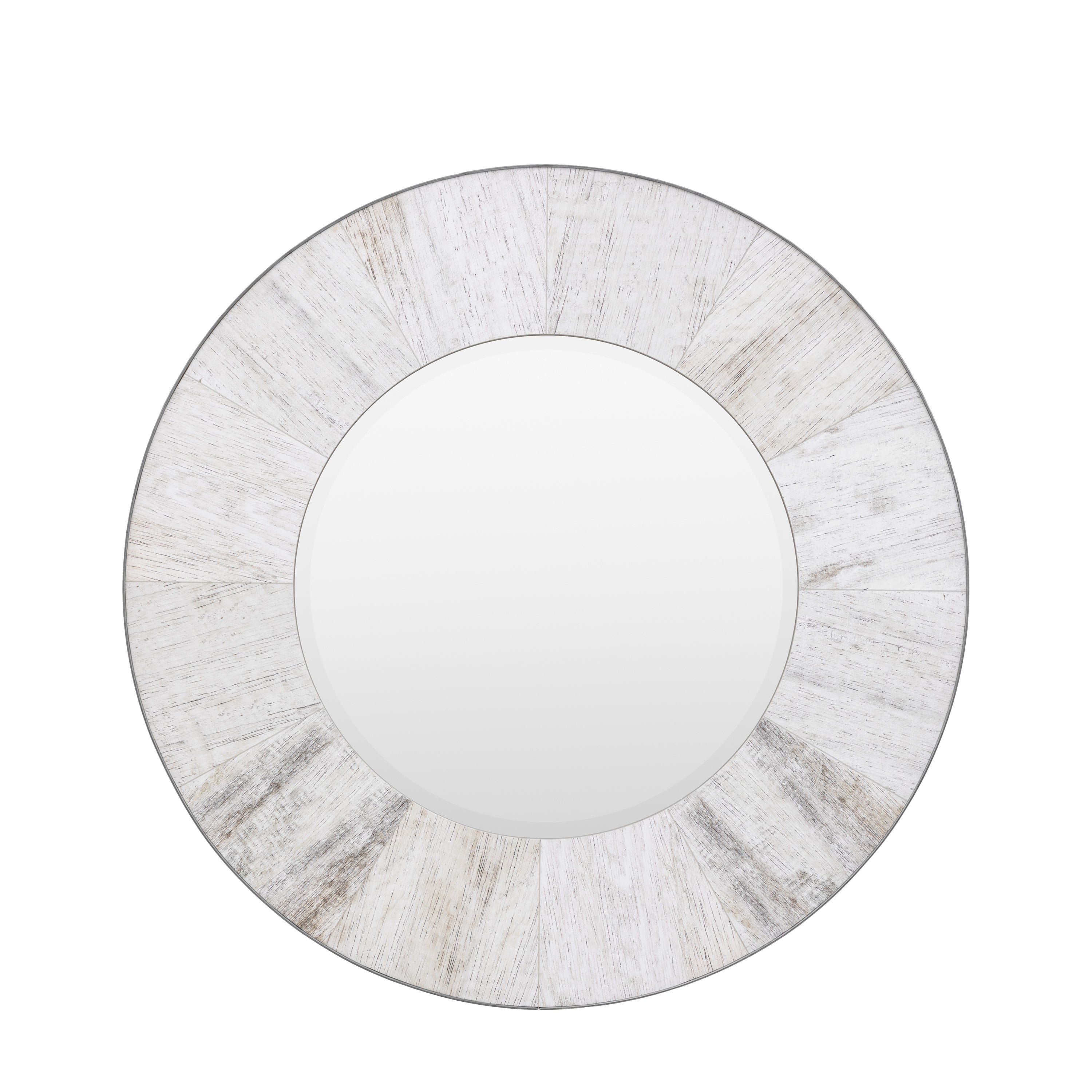 Hackney Round Mirror - MDF / Glass / Zinc Alloy / Paper | Migo Interiors
