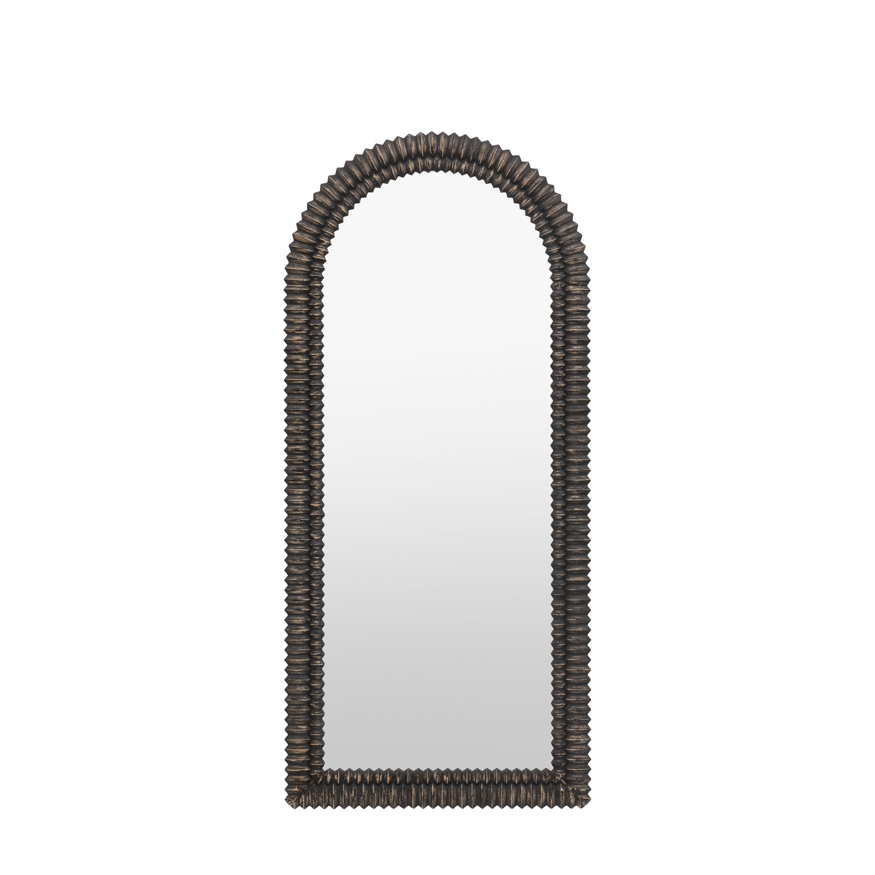 Pimlico Arch Leaner Black Wash - MDF / Glass | Migo Interiors
