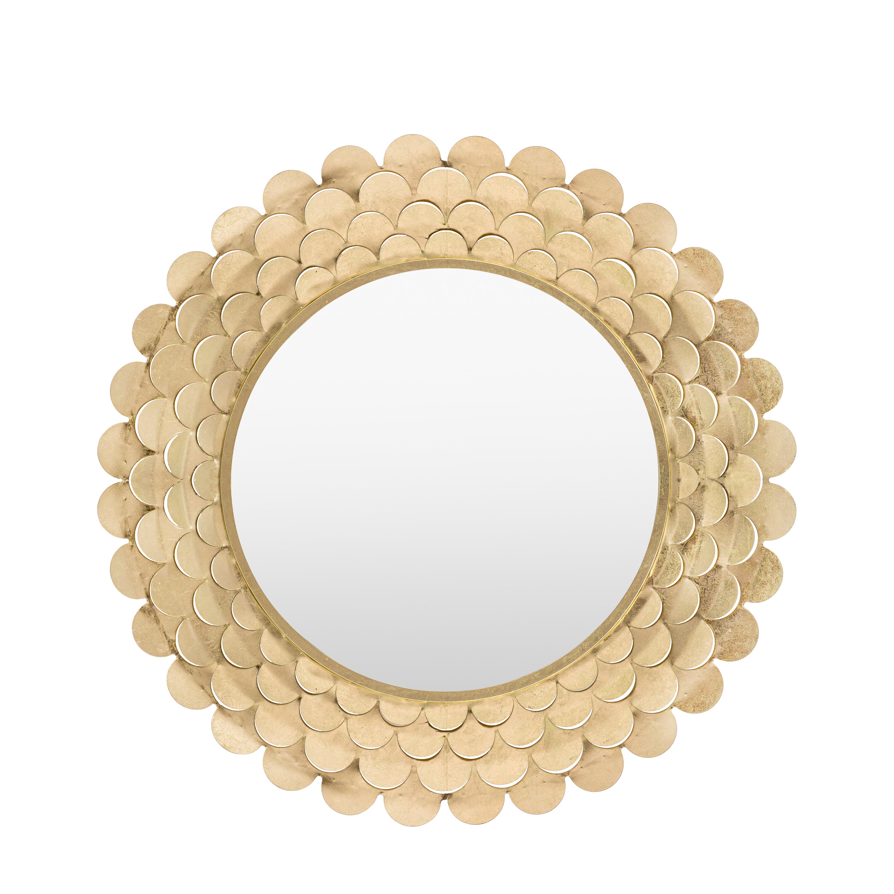 Windsor Round Mirror - Glass / MDF / Iron | Migo Interiors