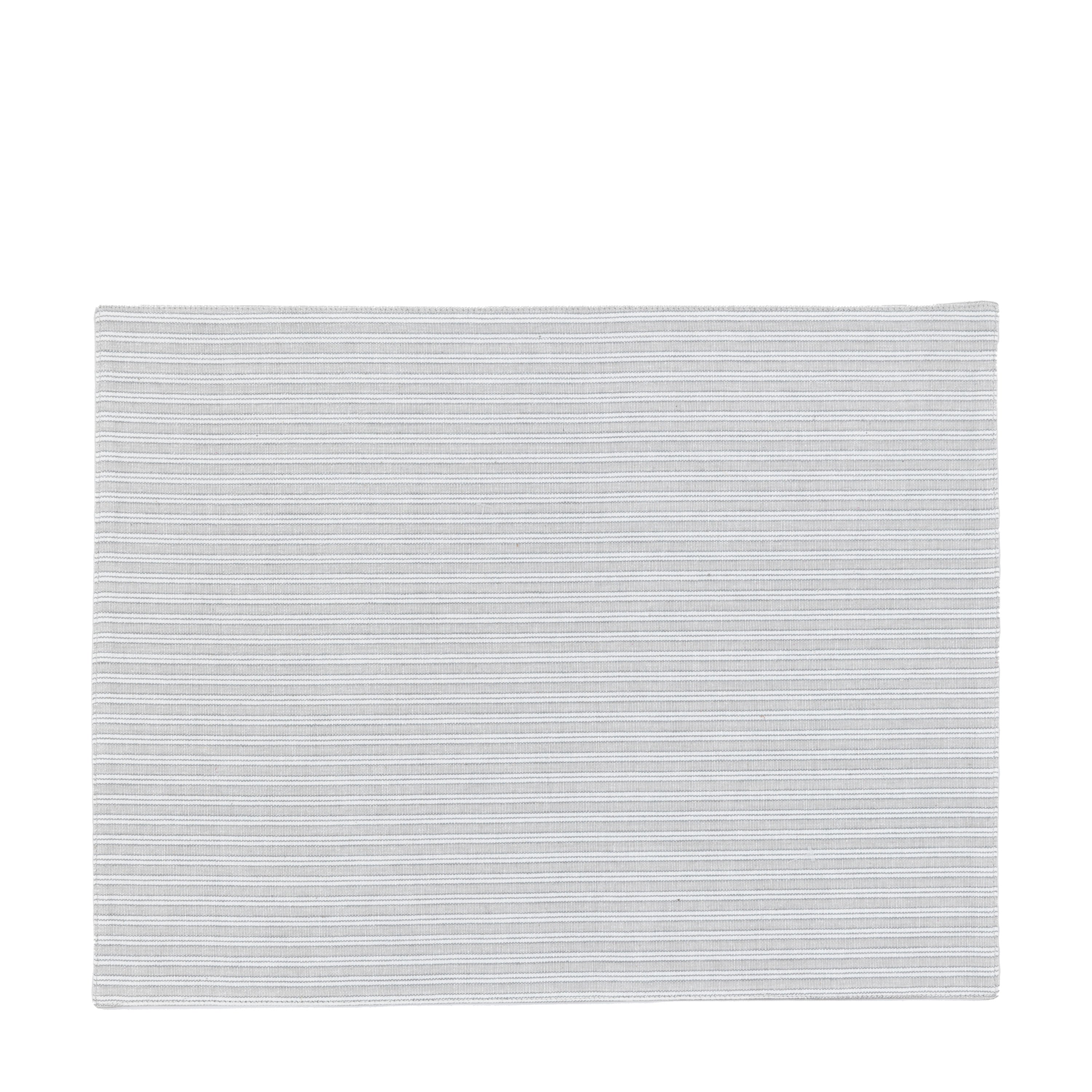Woven Striped Placemat Grey (4pk) - Cotton | Migo Interiors