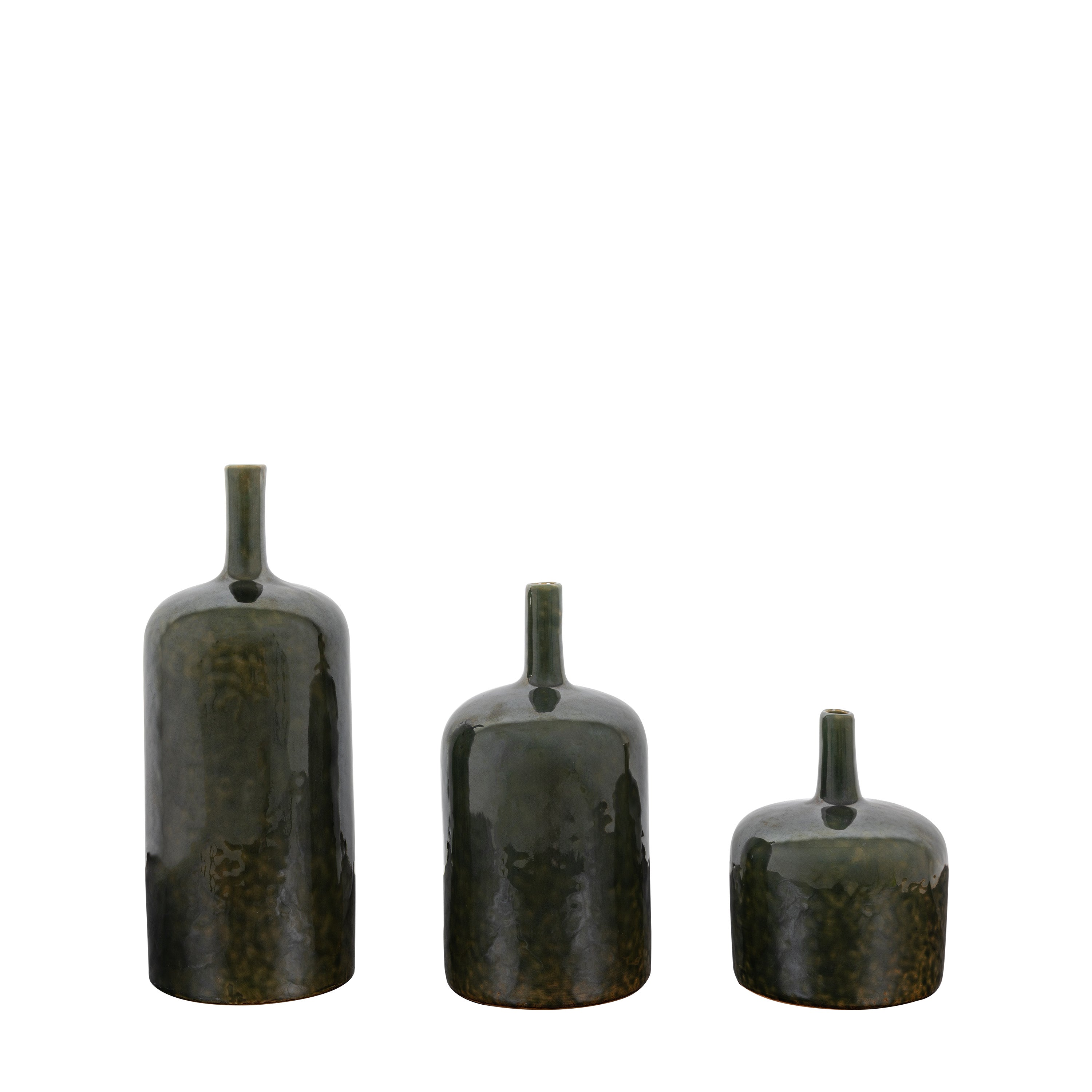 Vormark Set of 3 Ornaments Green - Ceramic | Migo Interiors