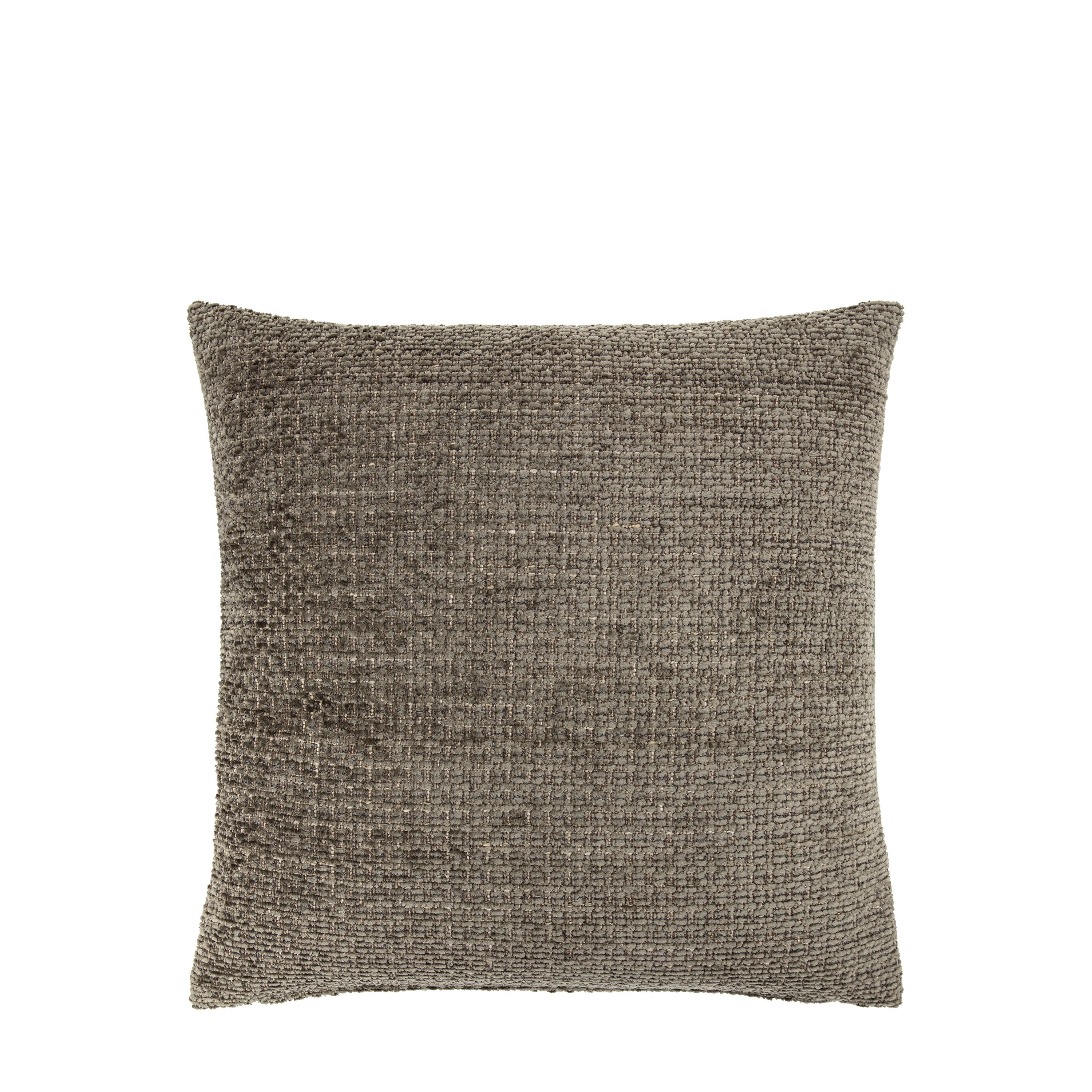 Chenille Cushion Olive - Polyester | Migo Interiors